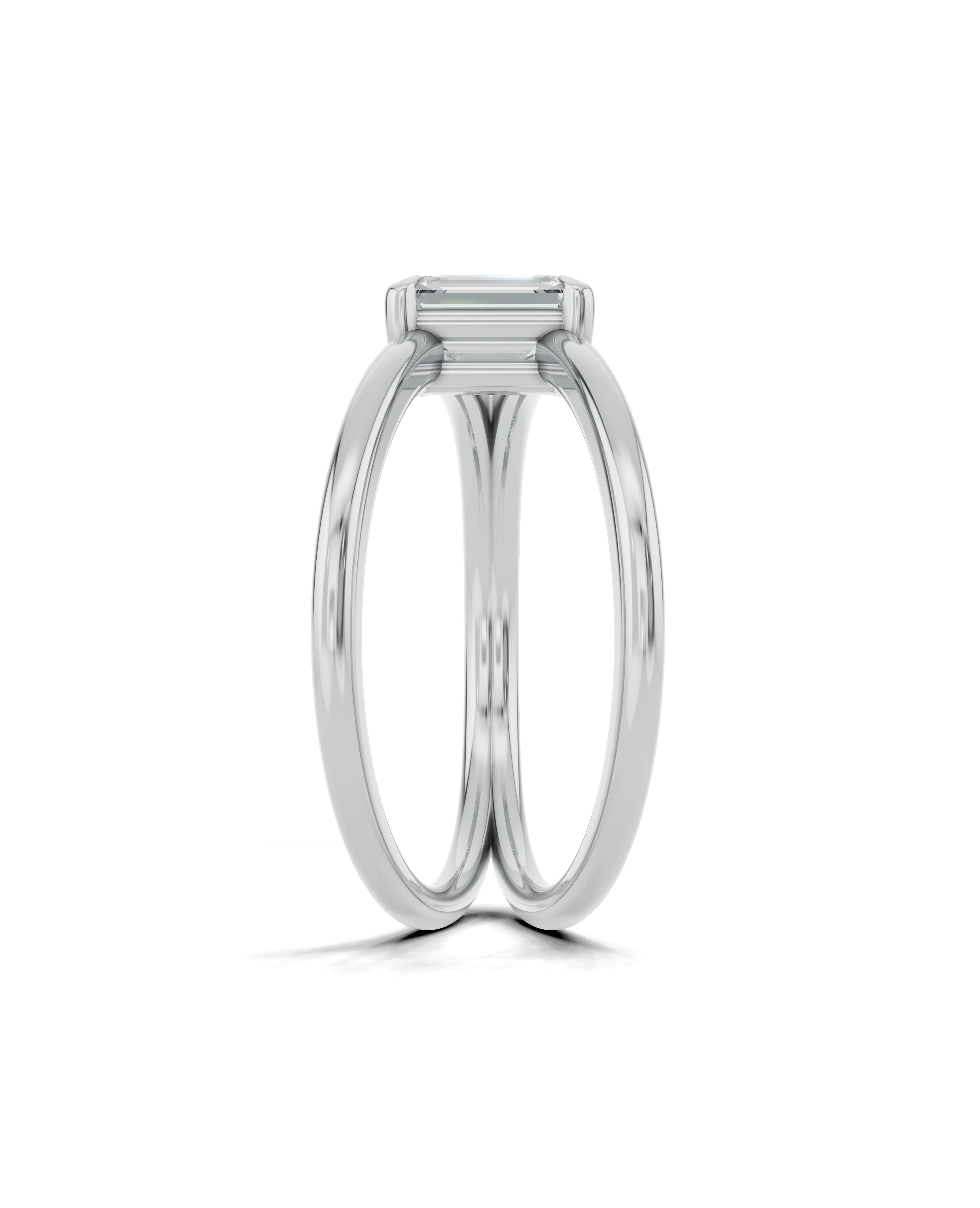 Platinized Sterling Silver