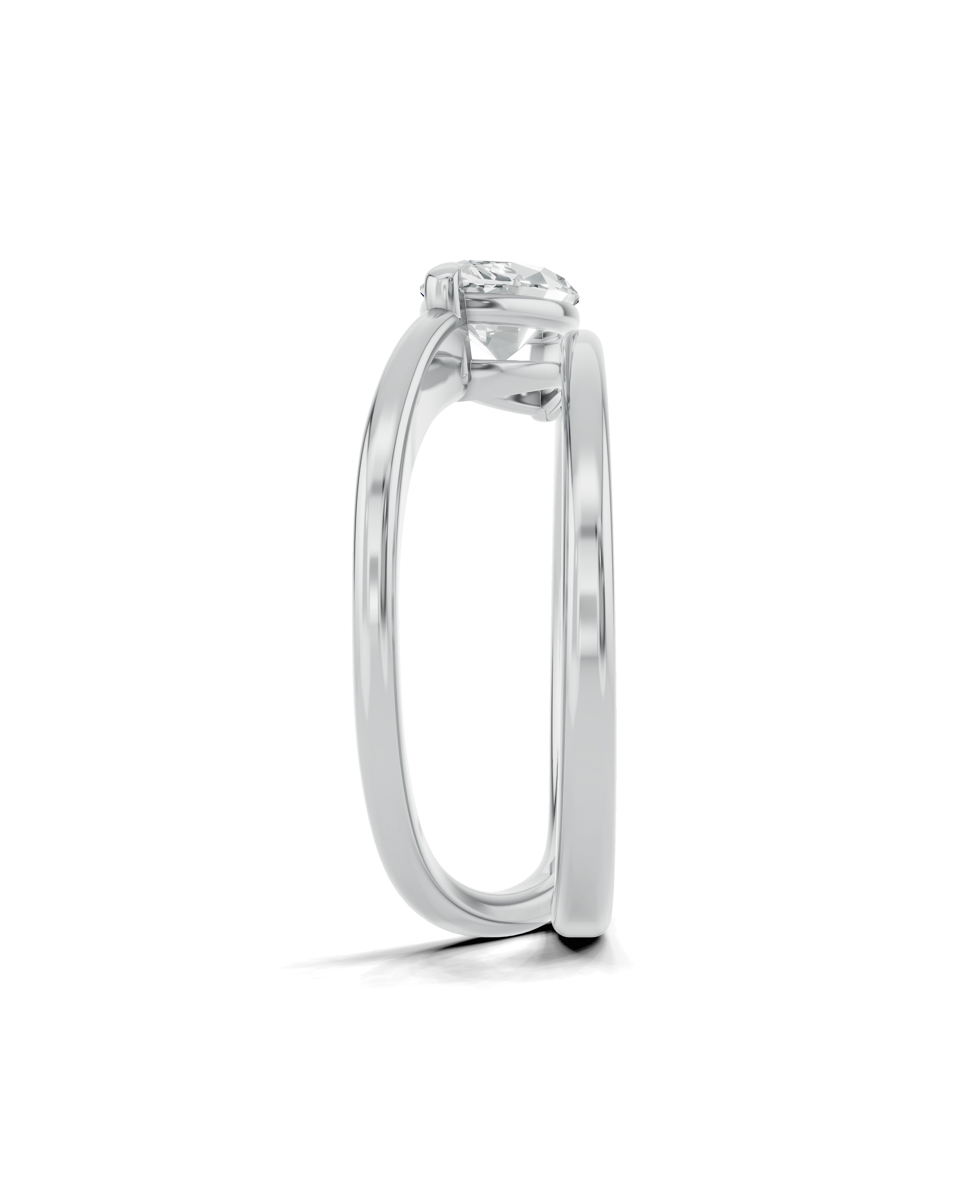 Platinized Sterling Silver