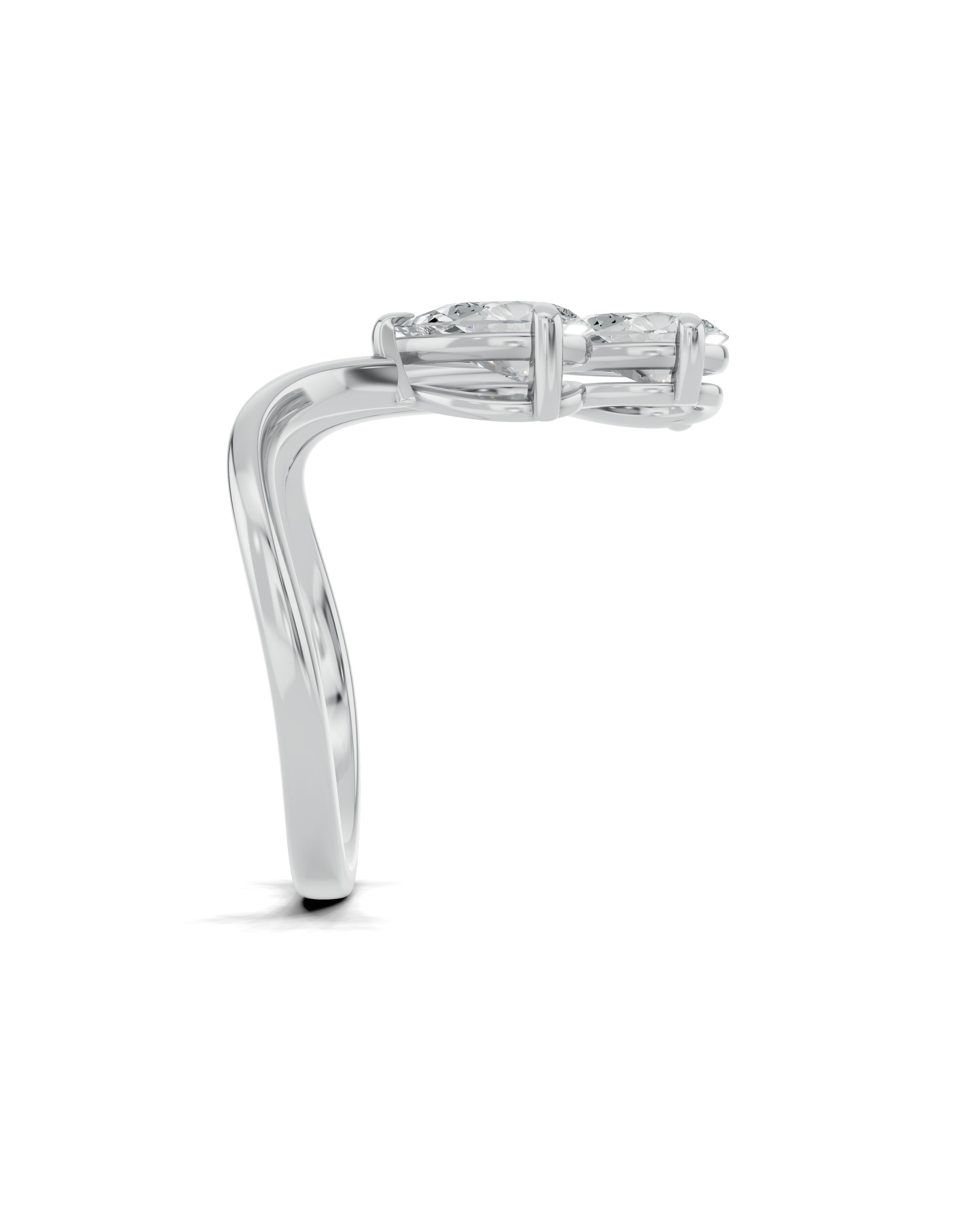 Platinized Sterling Silver