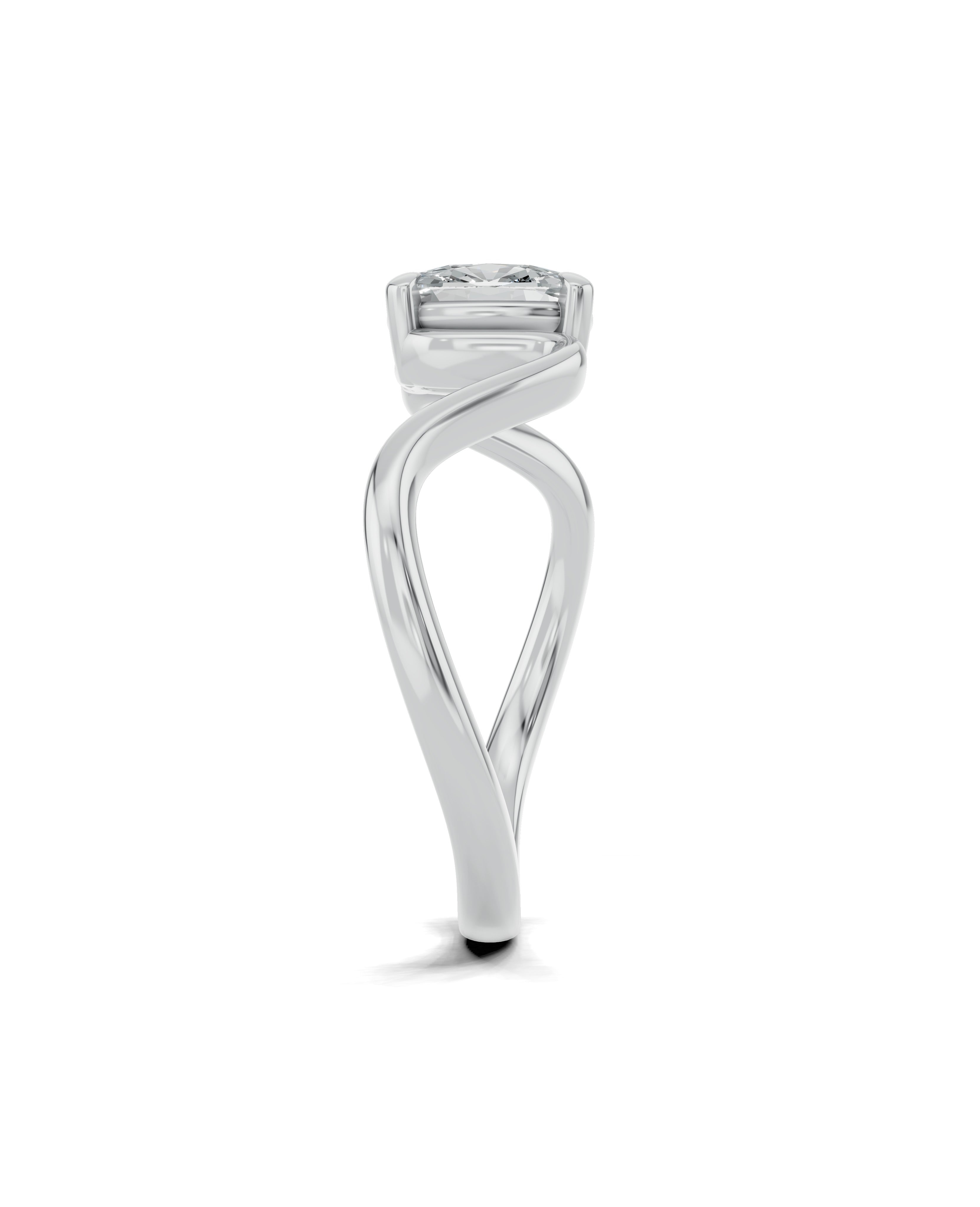 Platinized Sterling Silver