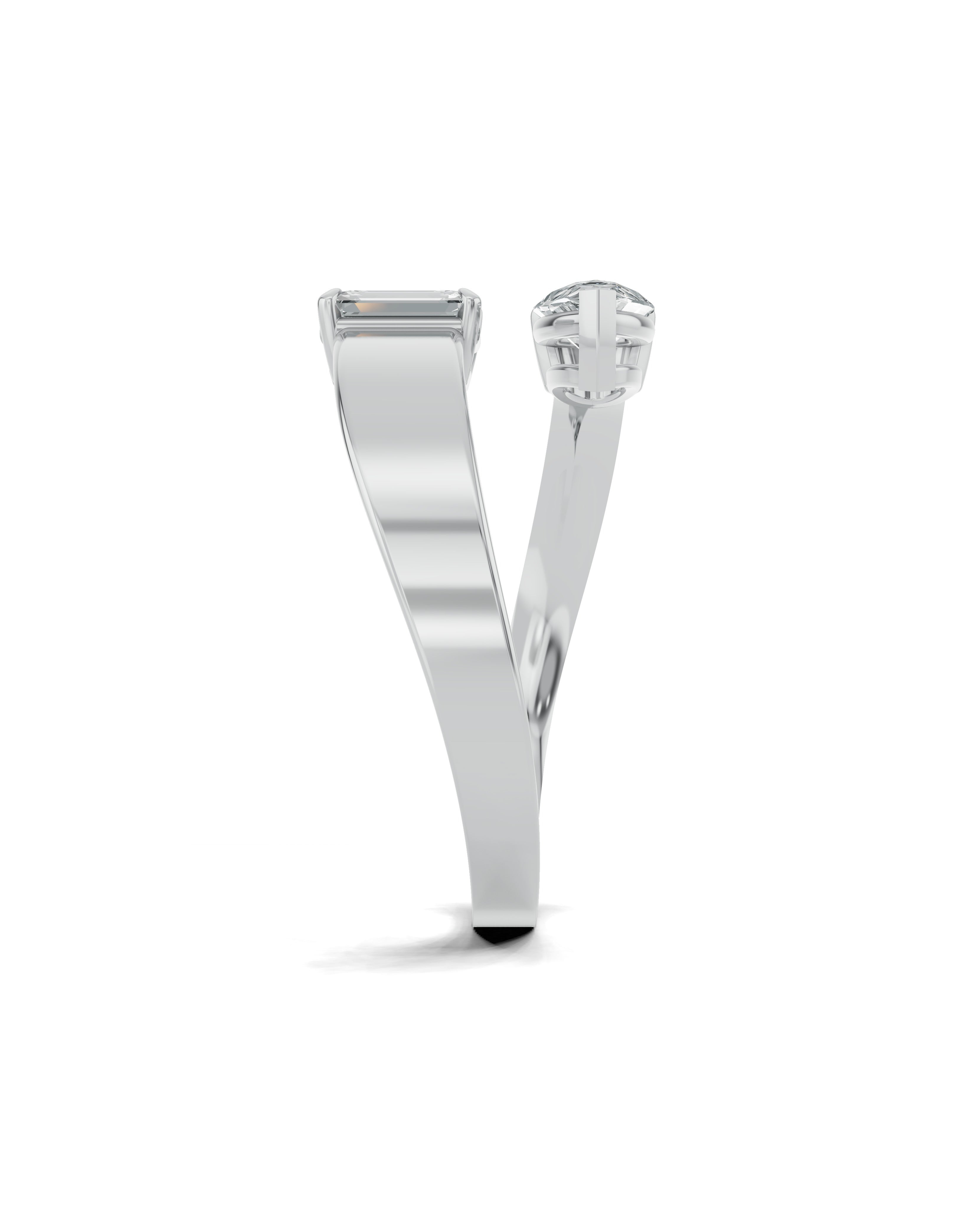 Platinized Sterling Silver