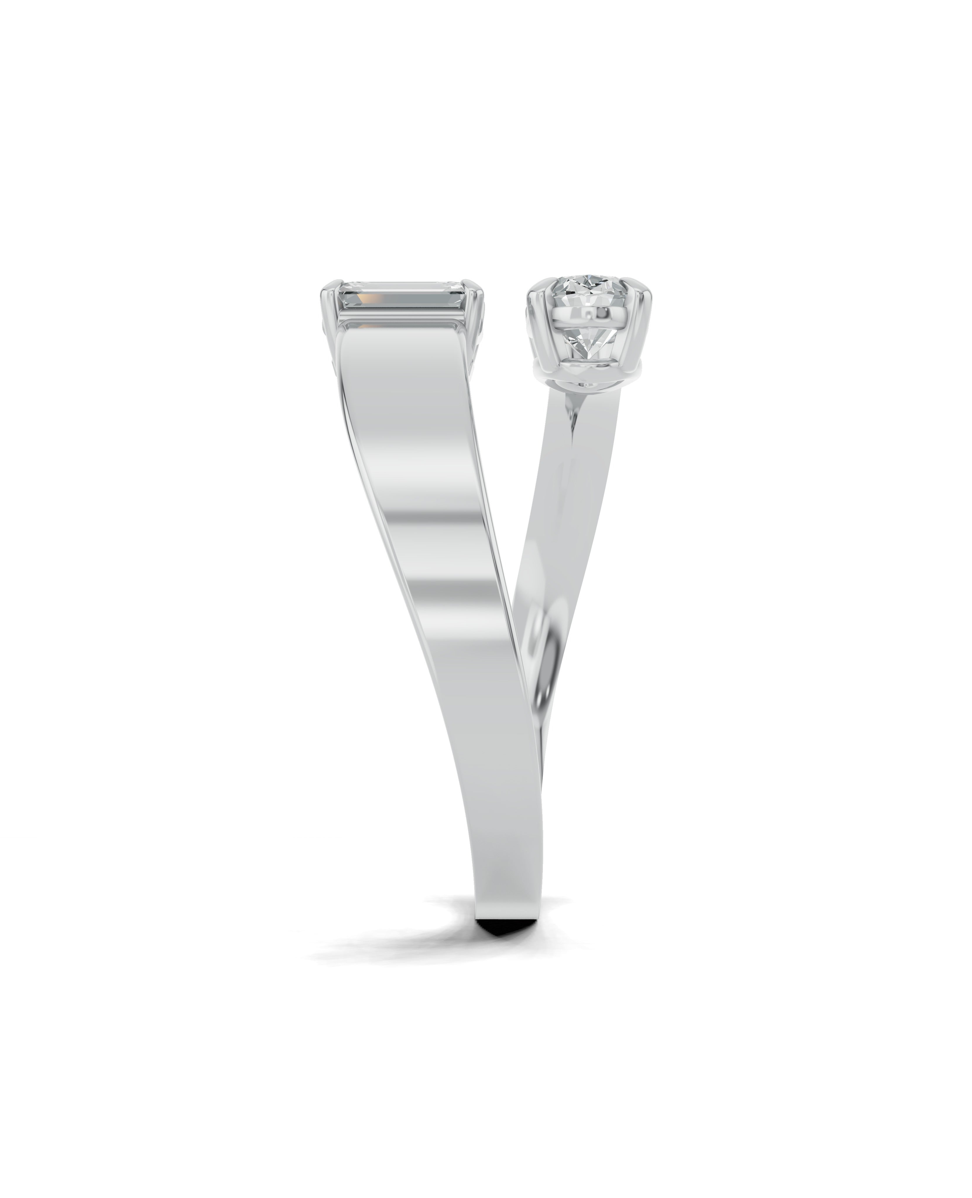 Platinized Sterling Silver