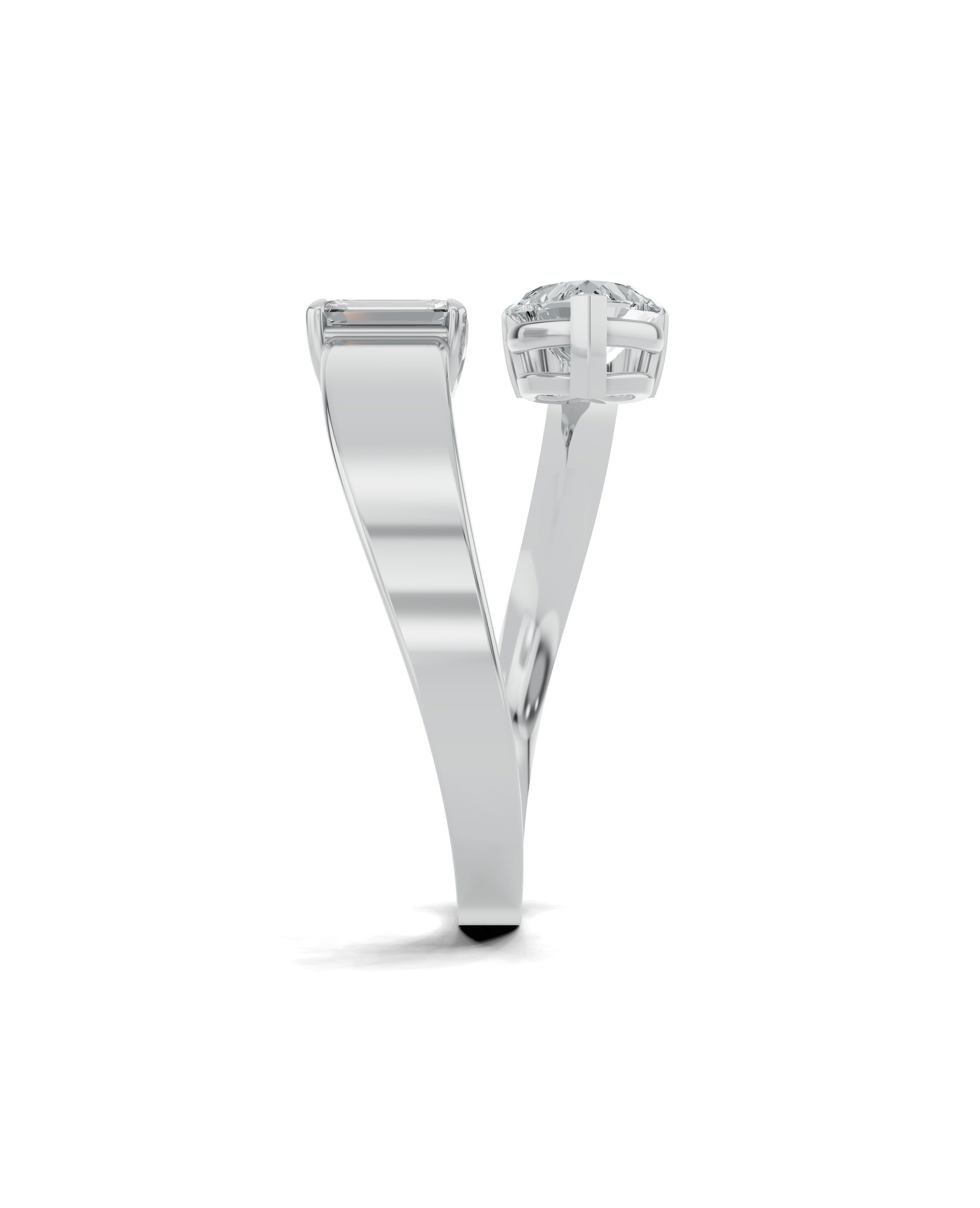 Platinized Sterling Silver