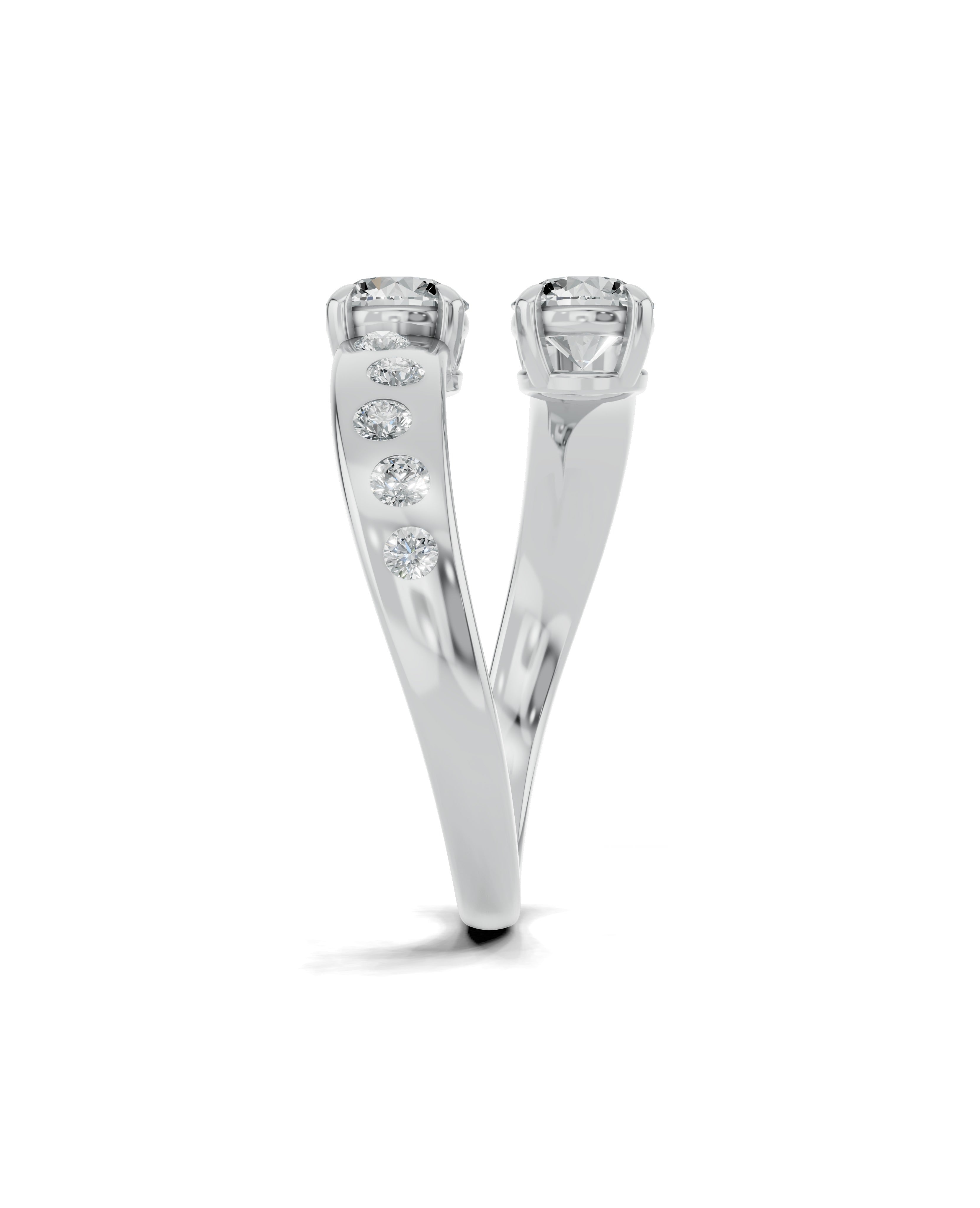 Platinized Sterling Silver