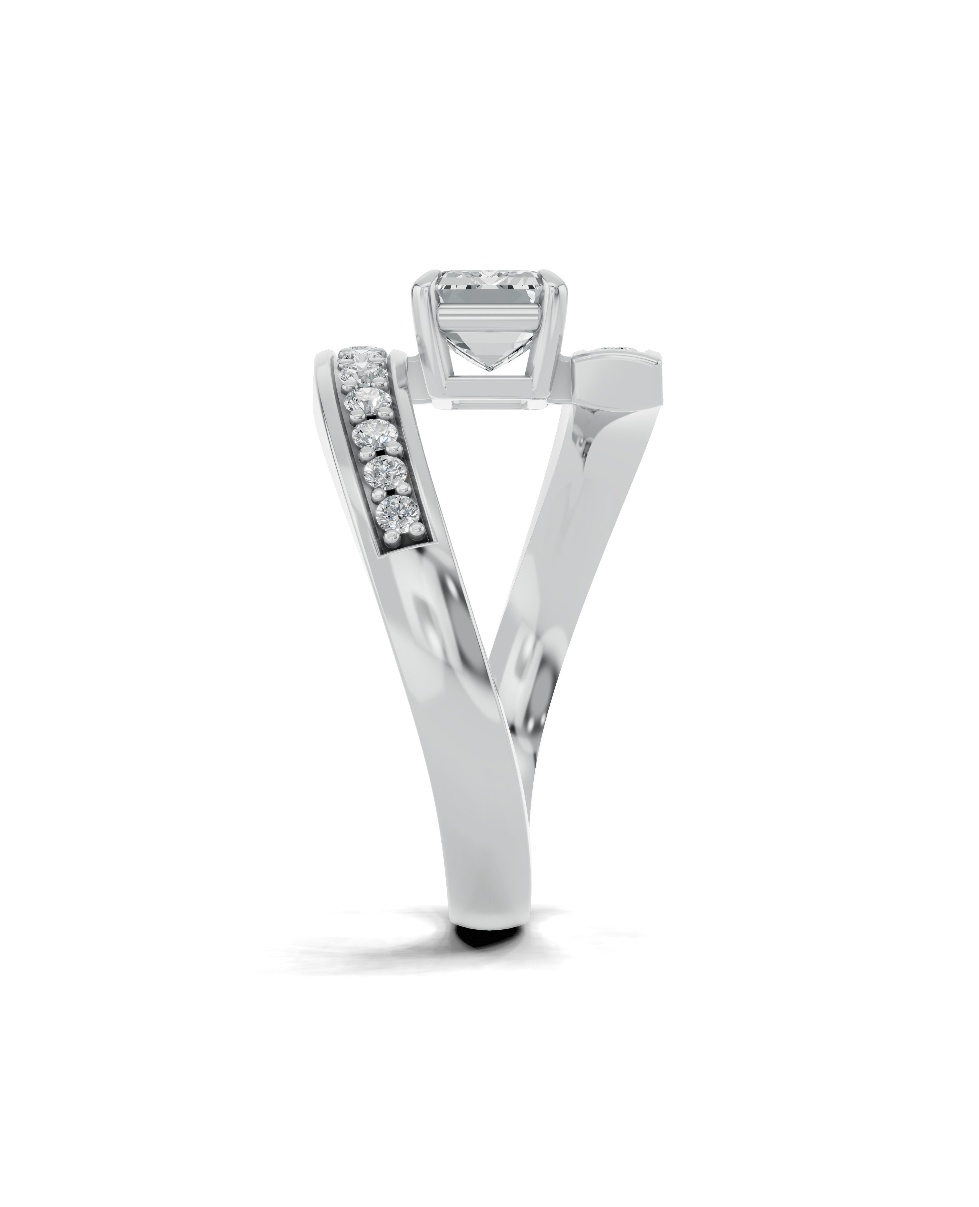 Platinized Sterling Silver