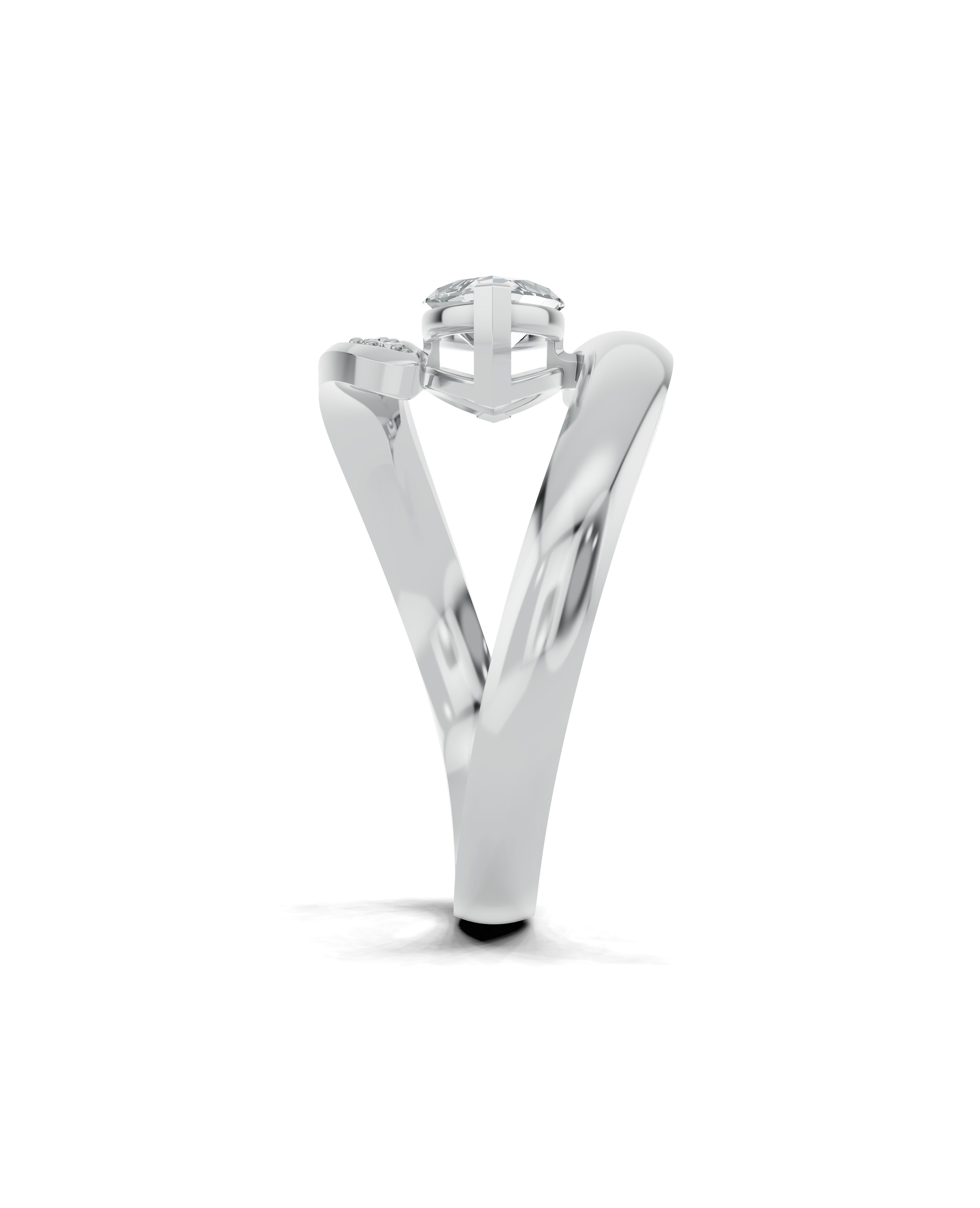 Platinized Sterling Silver