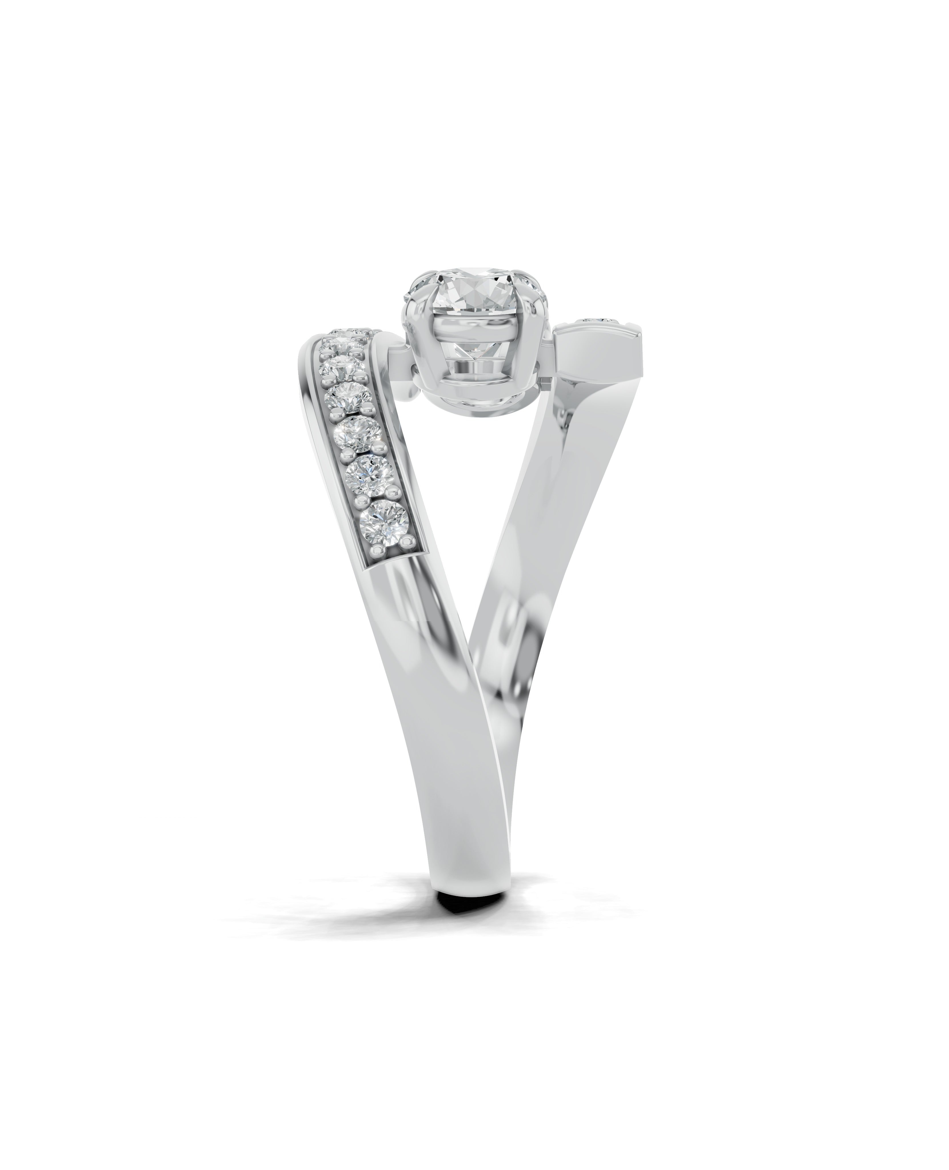 Platinized Sterling Silver