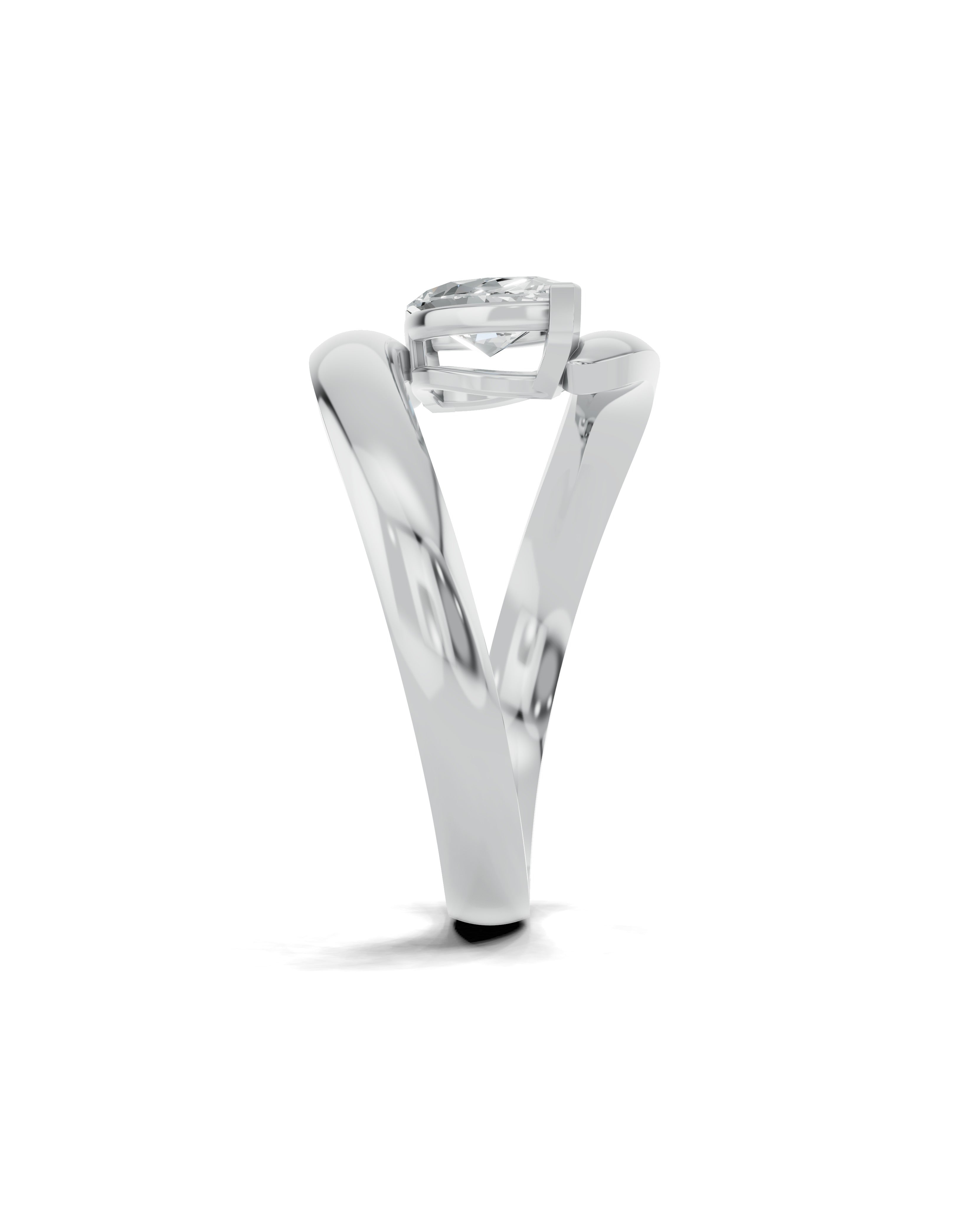 Platinized Sterling Silver