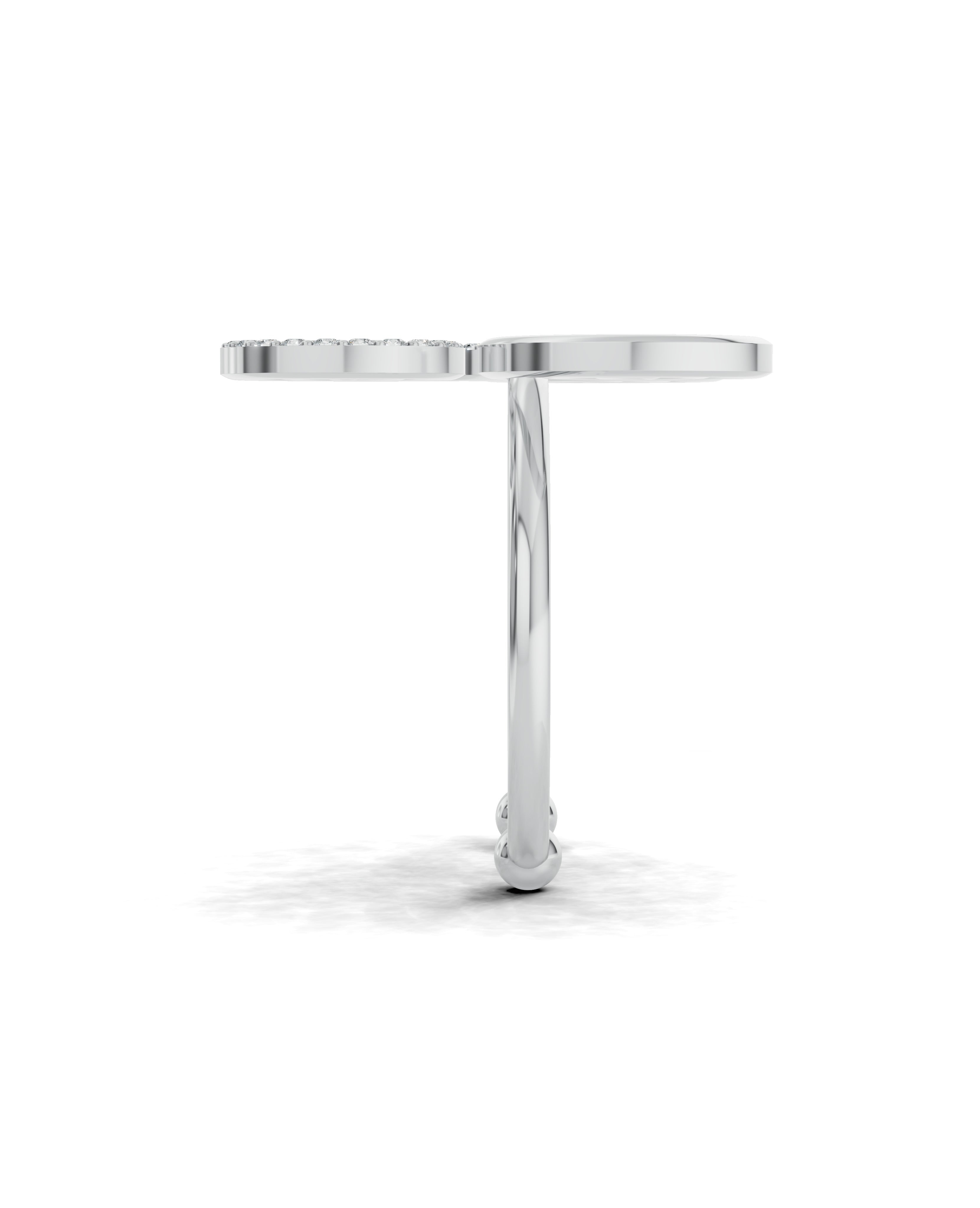 Platinized Sterling Silver