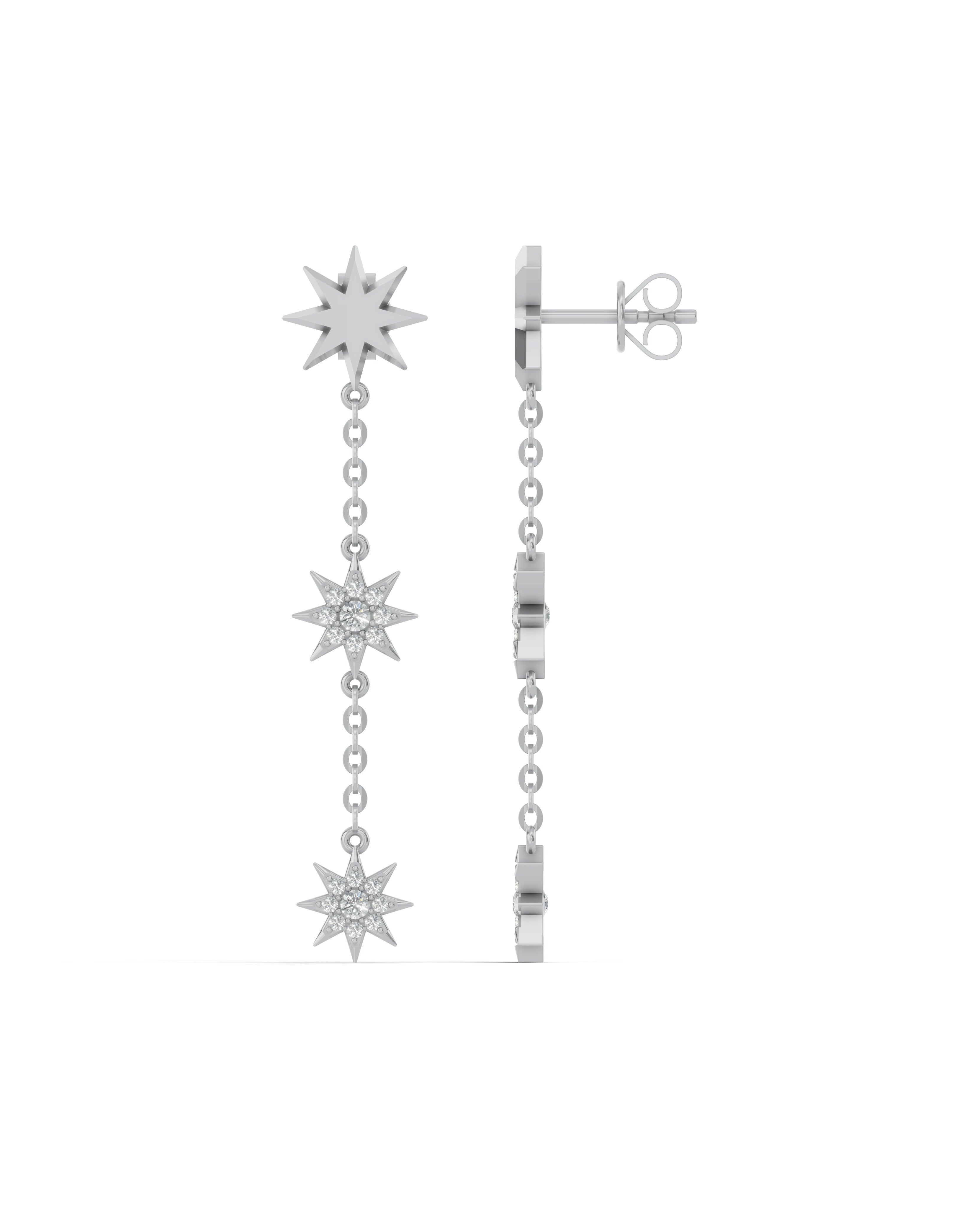 Platinized Sterling Silver