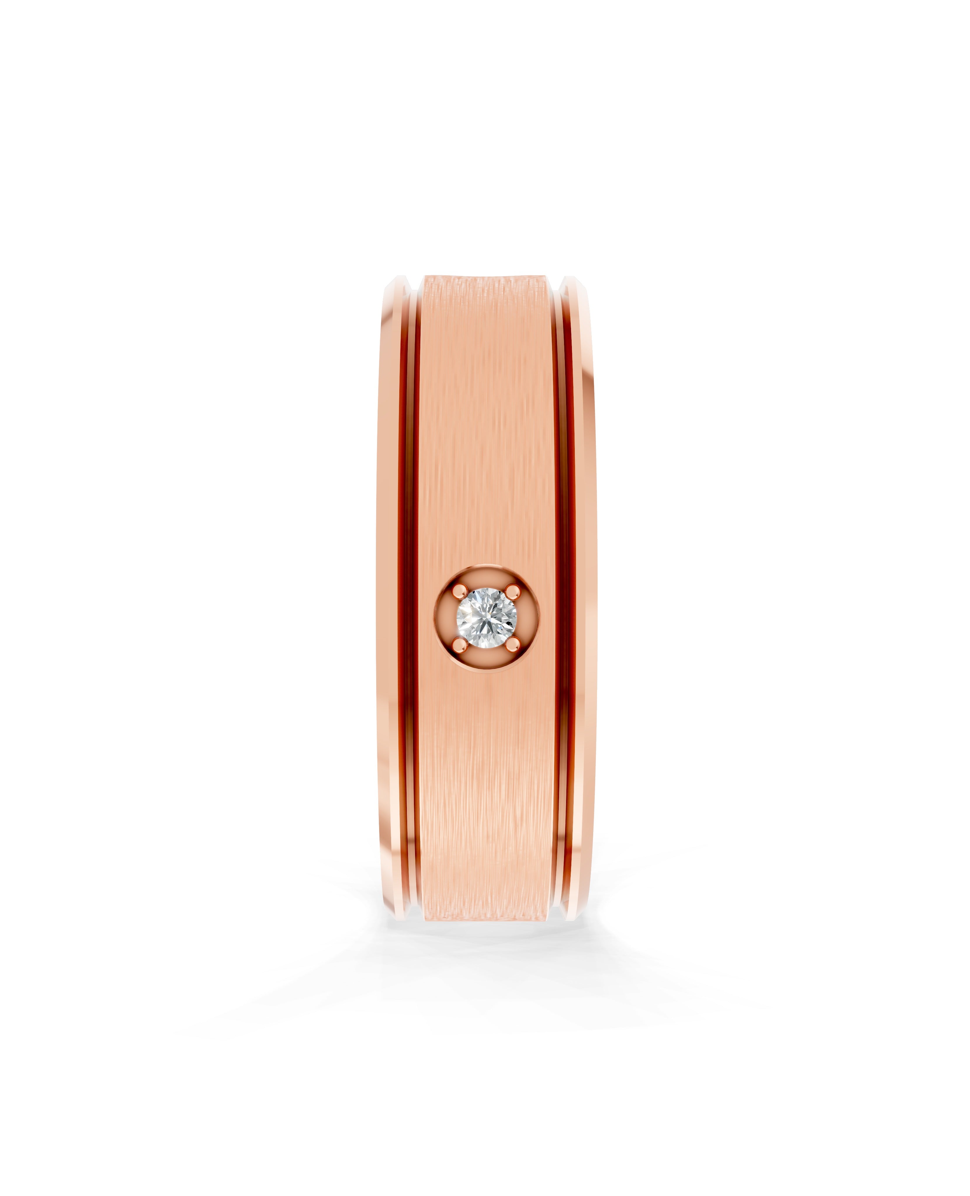 Etheral Ties Vow Line Ring