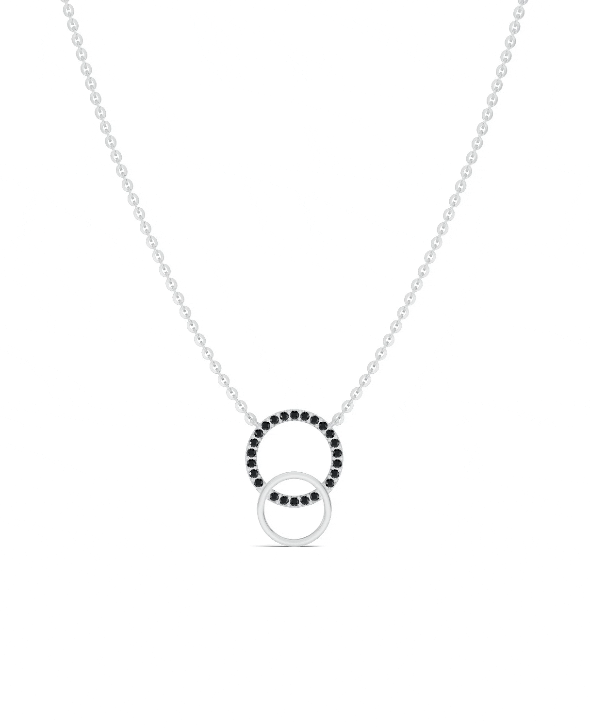 Platinized Sterling Silver