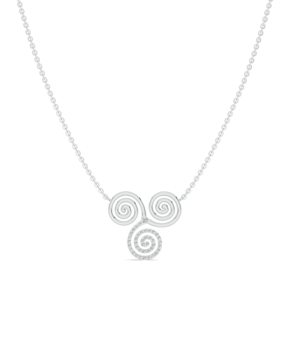 Platinized Sterling Silver