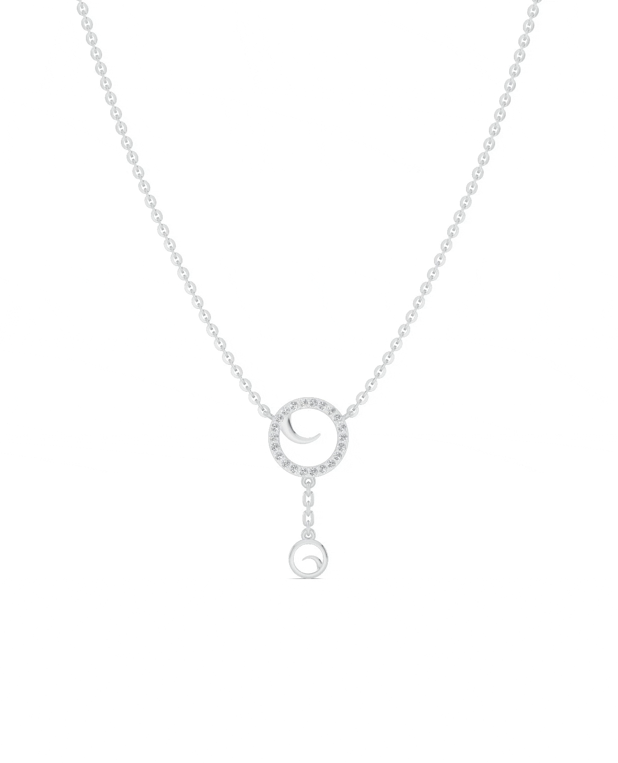 Platinized Sterling Silver