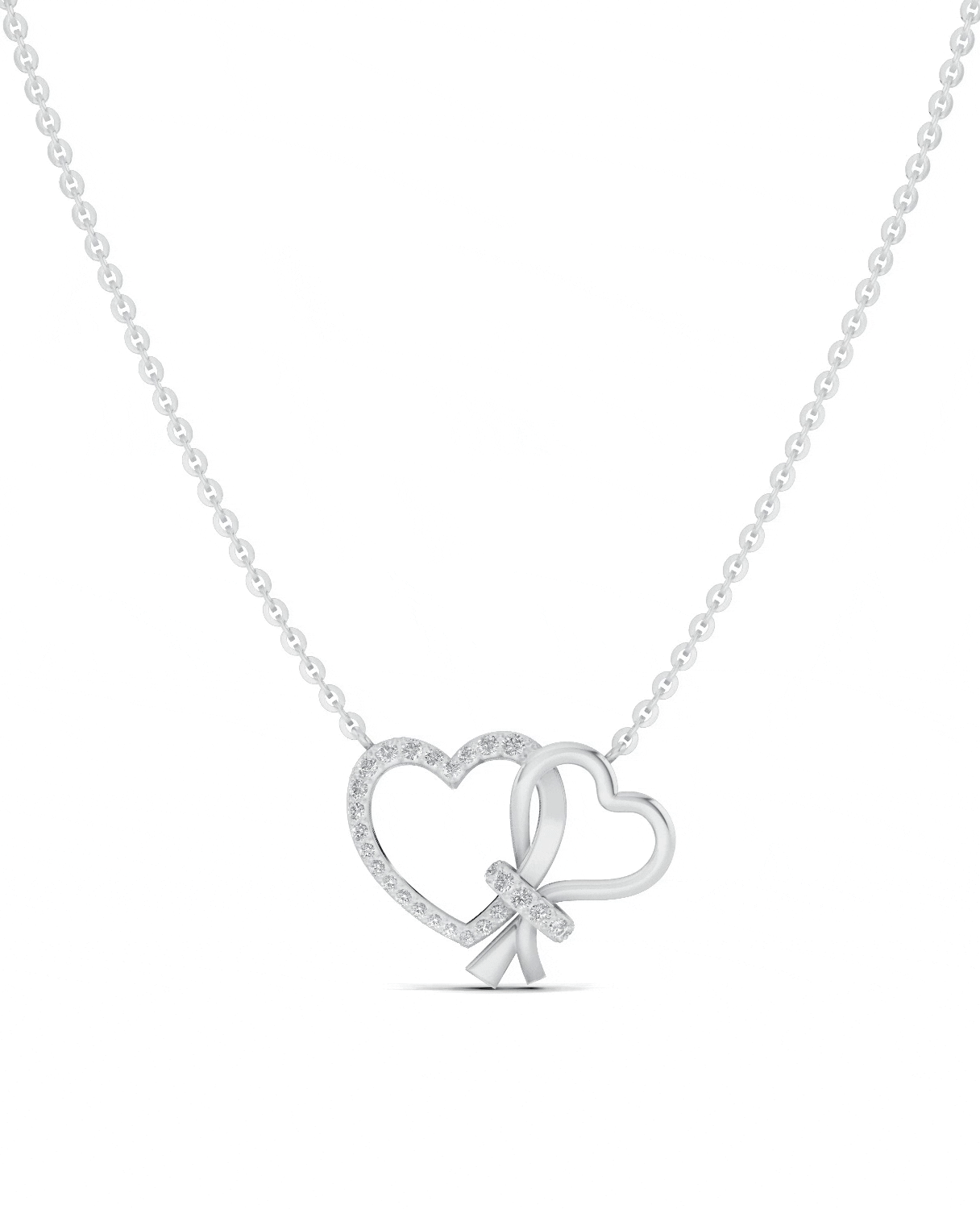 Platinized Sterling Silver