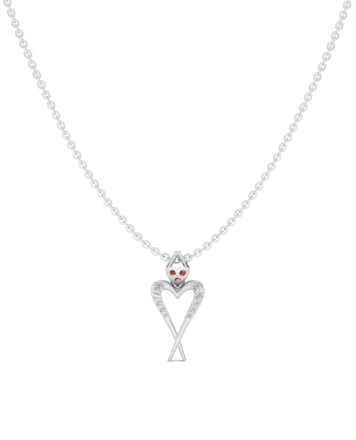 Platinized Sterling Silver