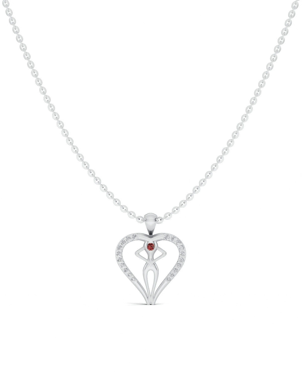 Platinized Sterling Silver