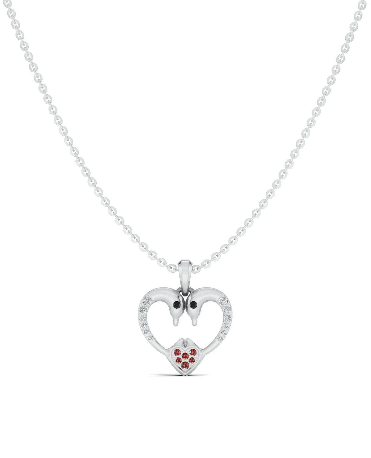 Platinized Sterling Silver