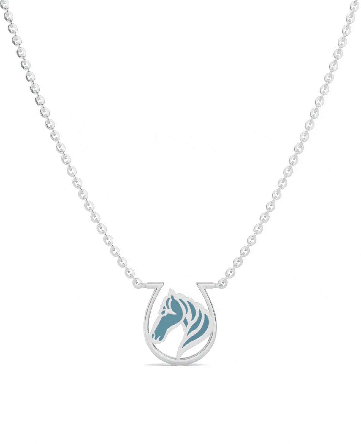 Platinized Sterling Silver