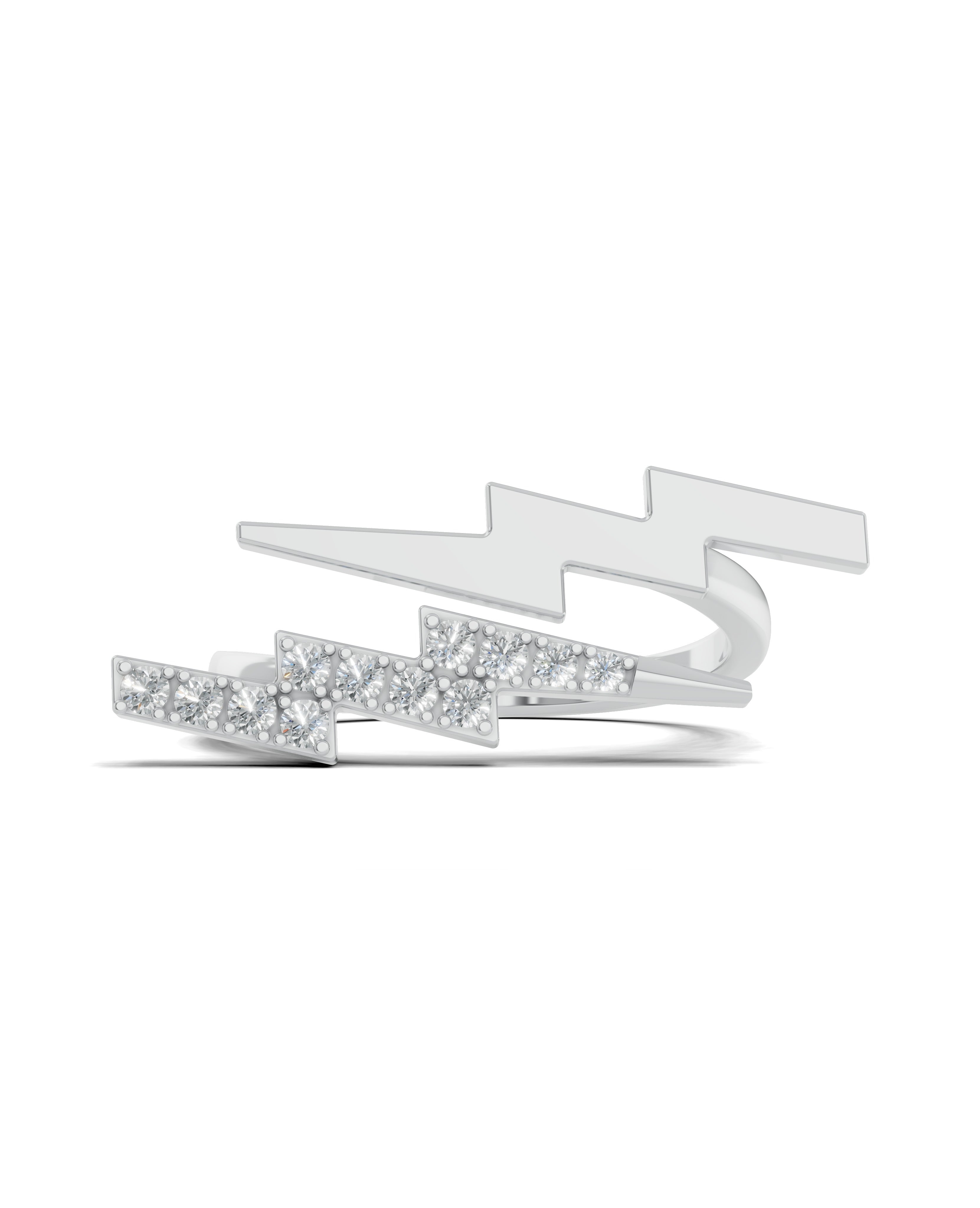 Platinized Sterling Silver