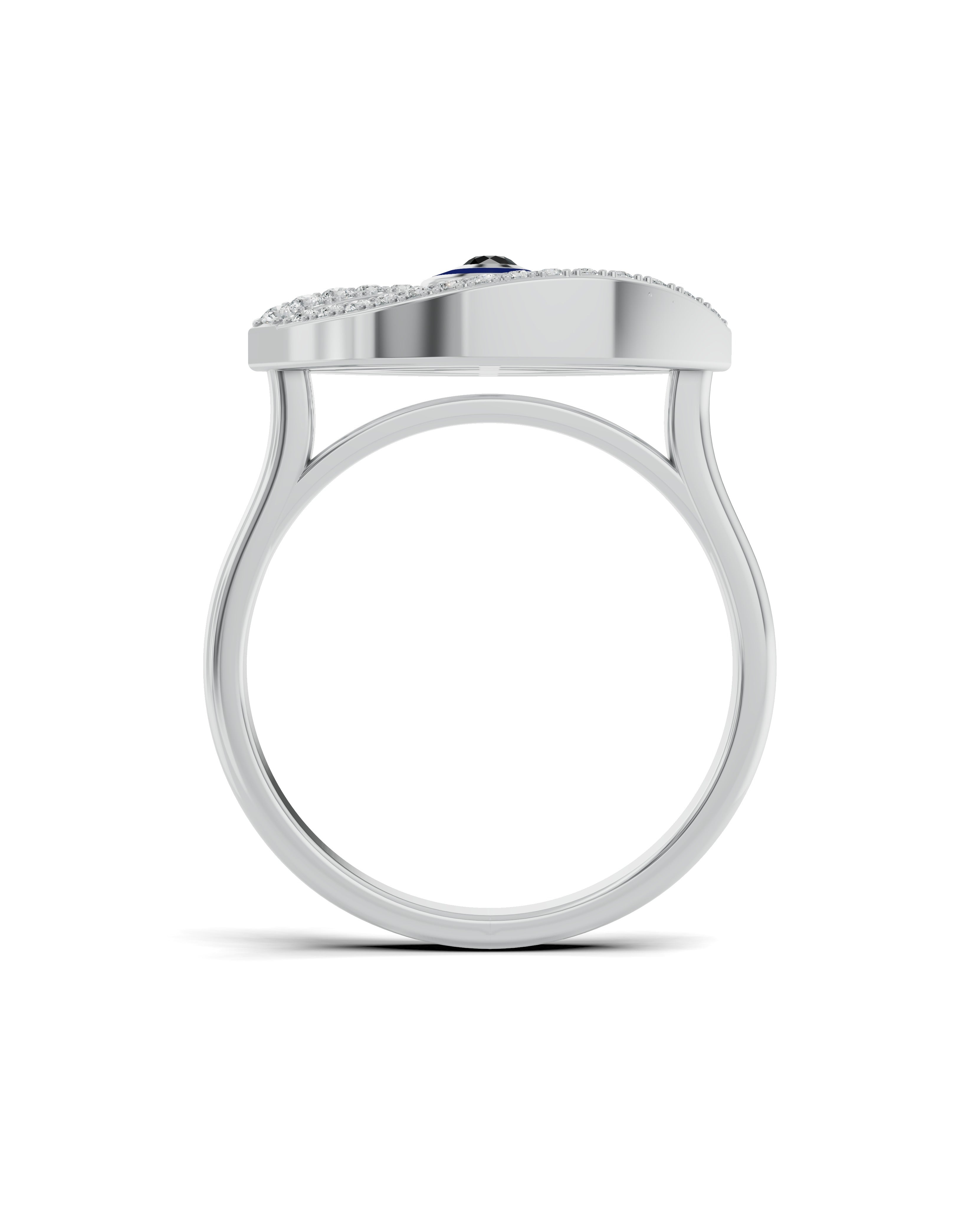 Platinized Sterling Silver