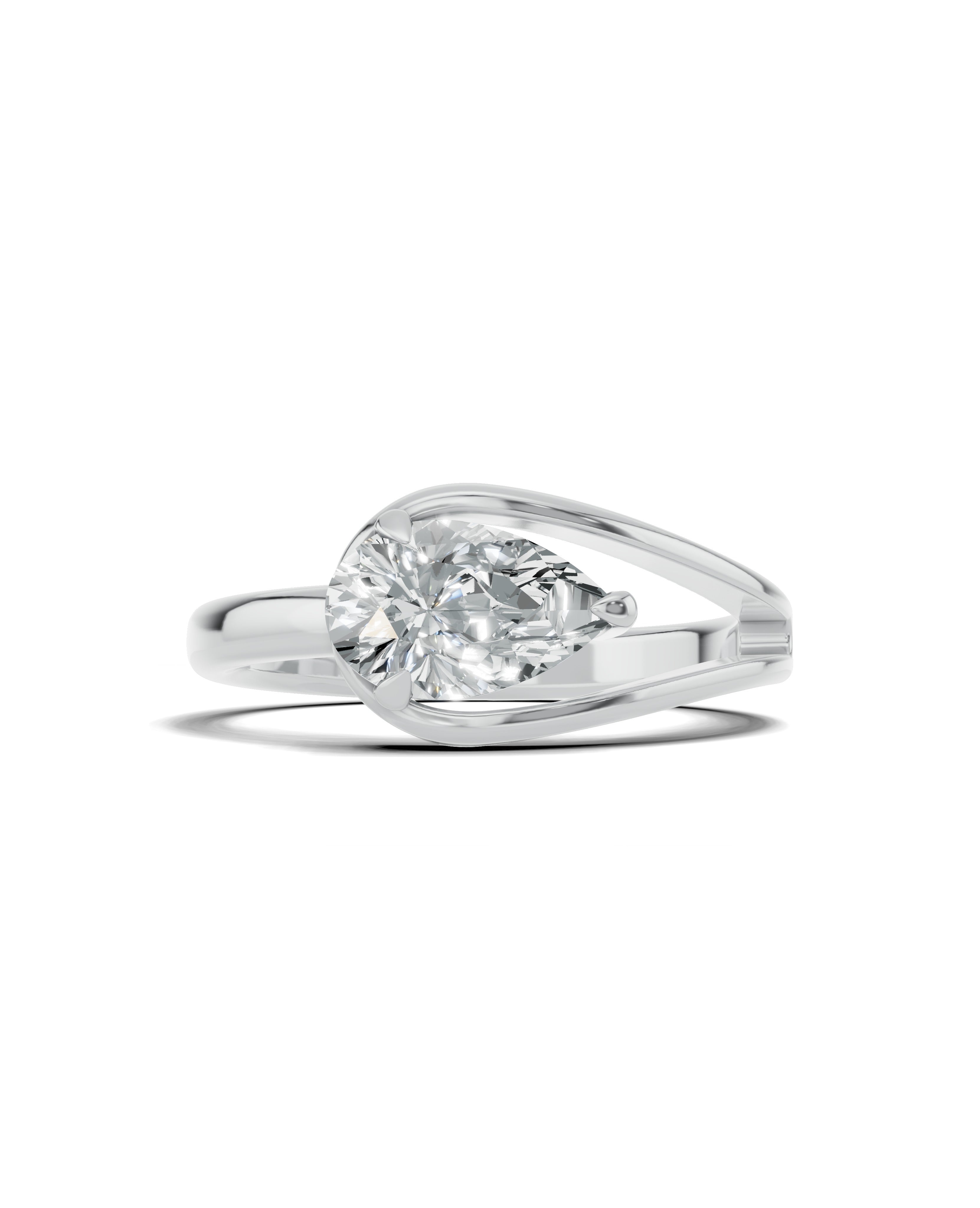 Platinized Sterling Silver