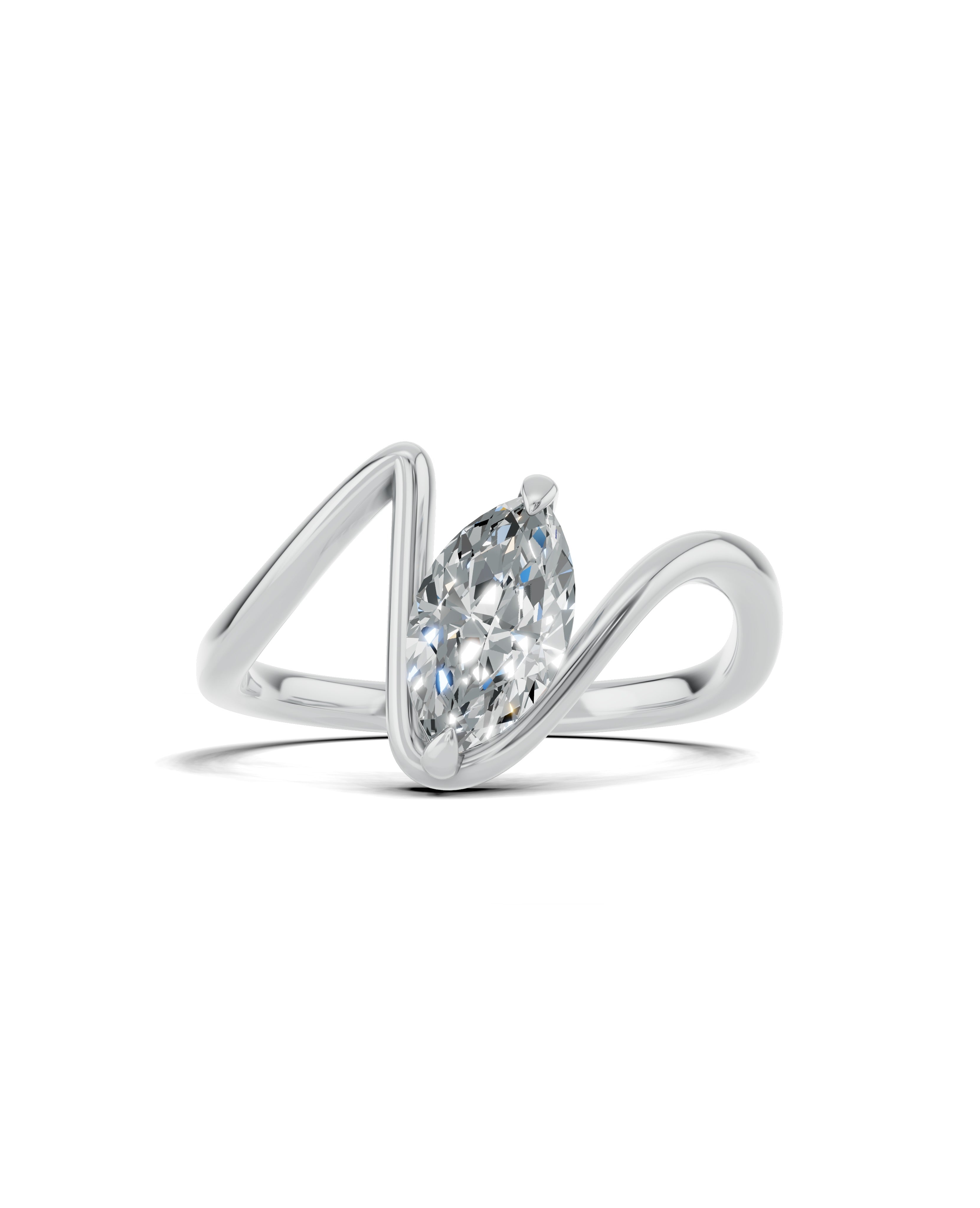 Platinized Sterling Silver