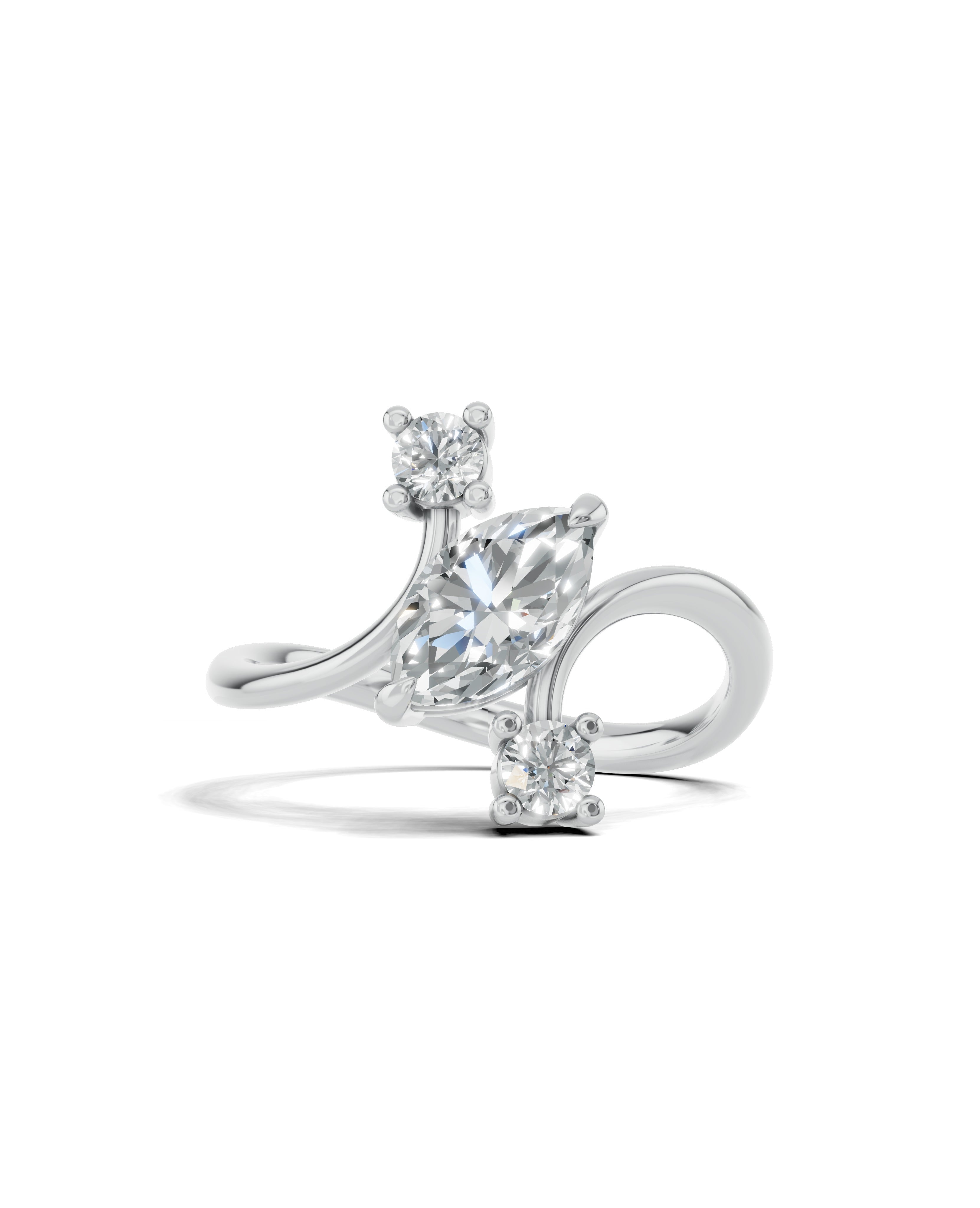 Platinized Sterling Silver