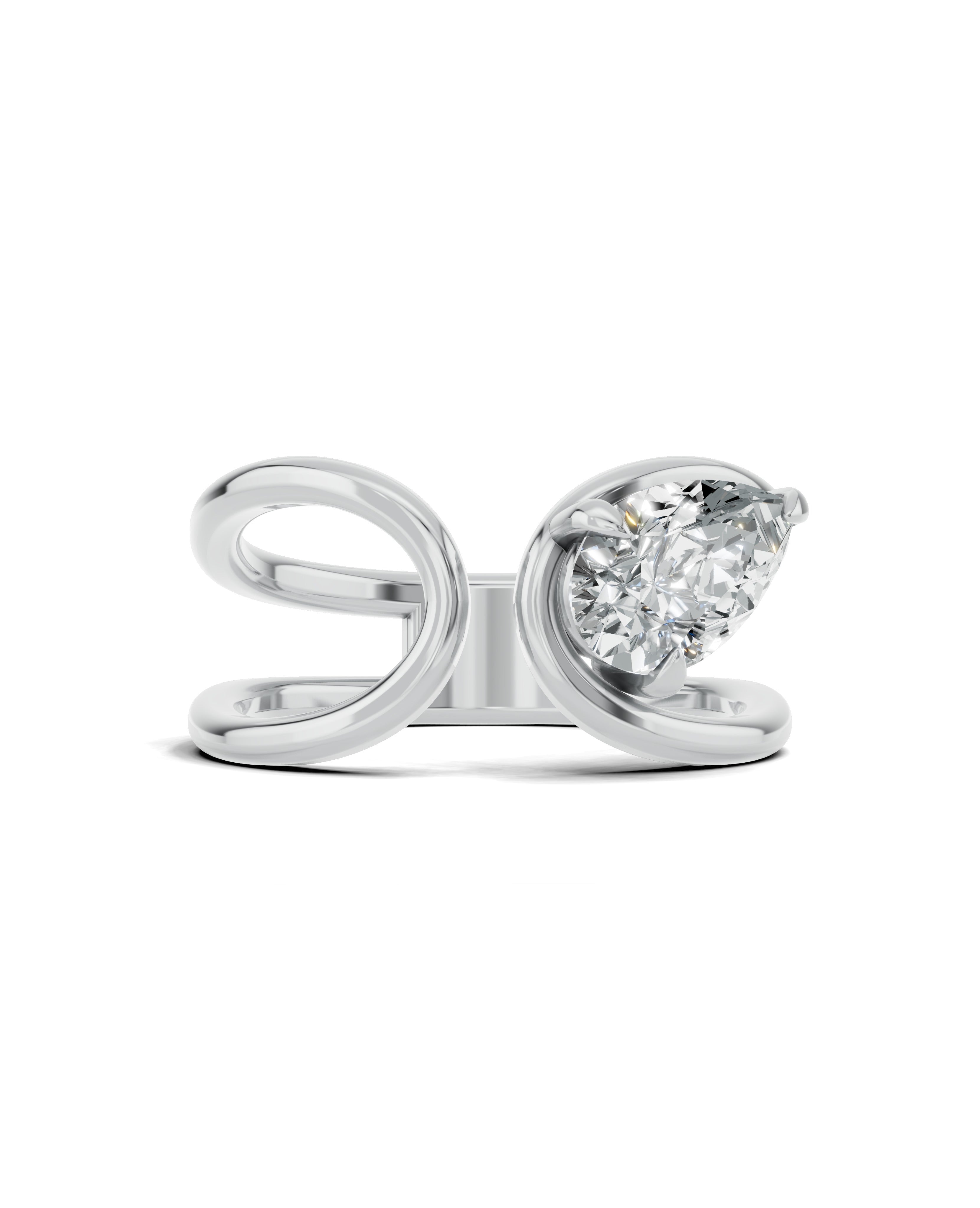 Platinized Sterling Silver