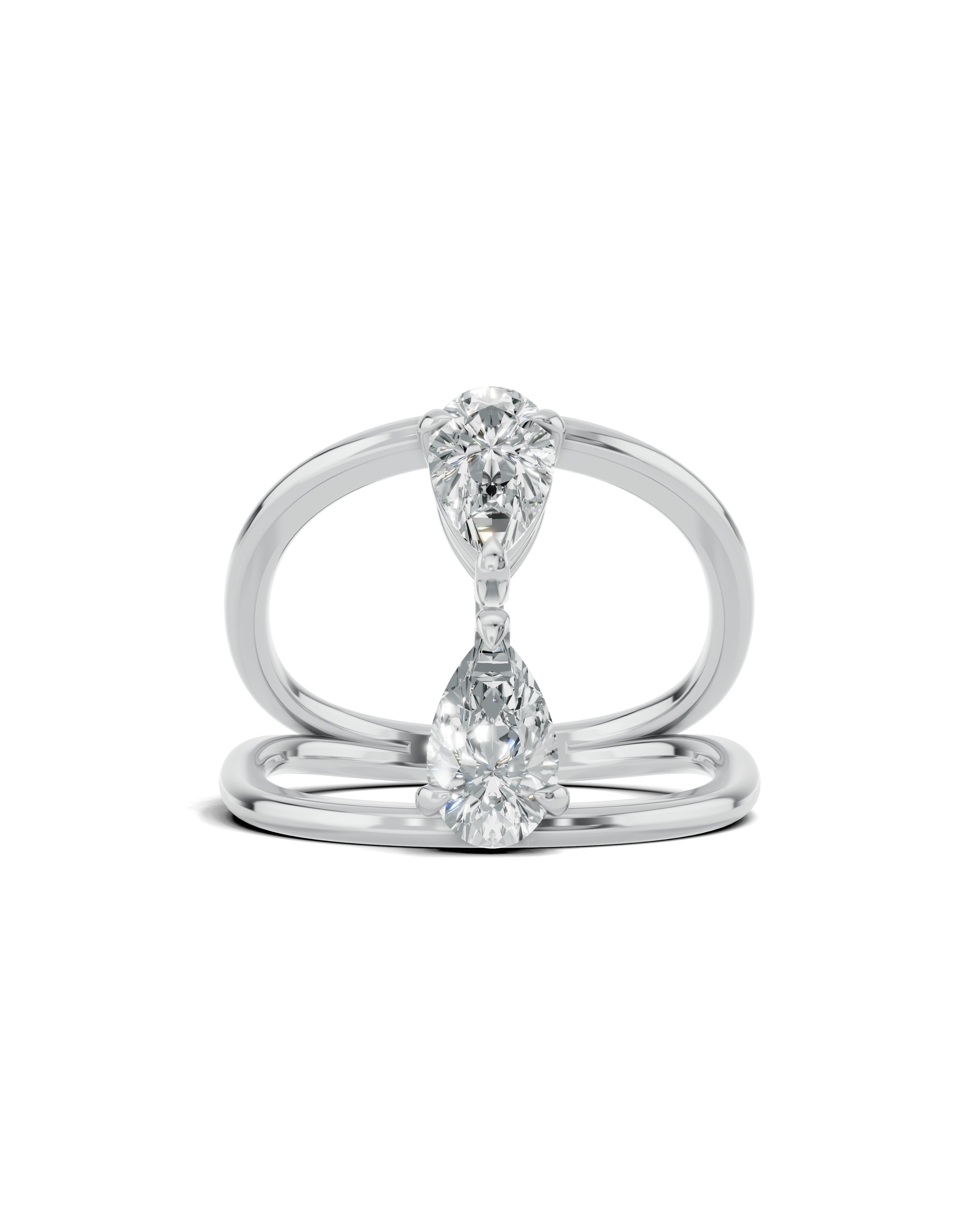 Platinized Sterling Silver