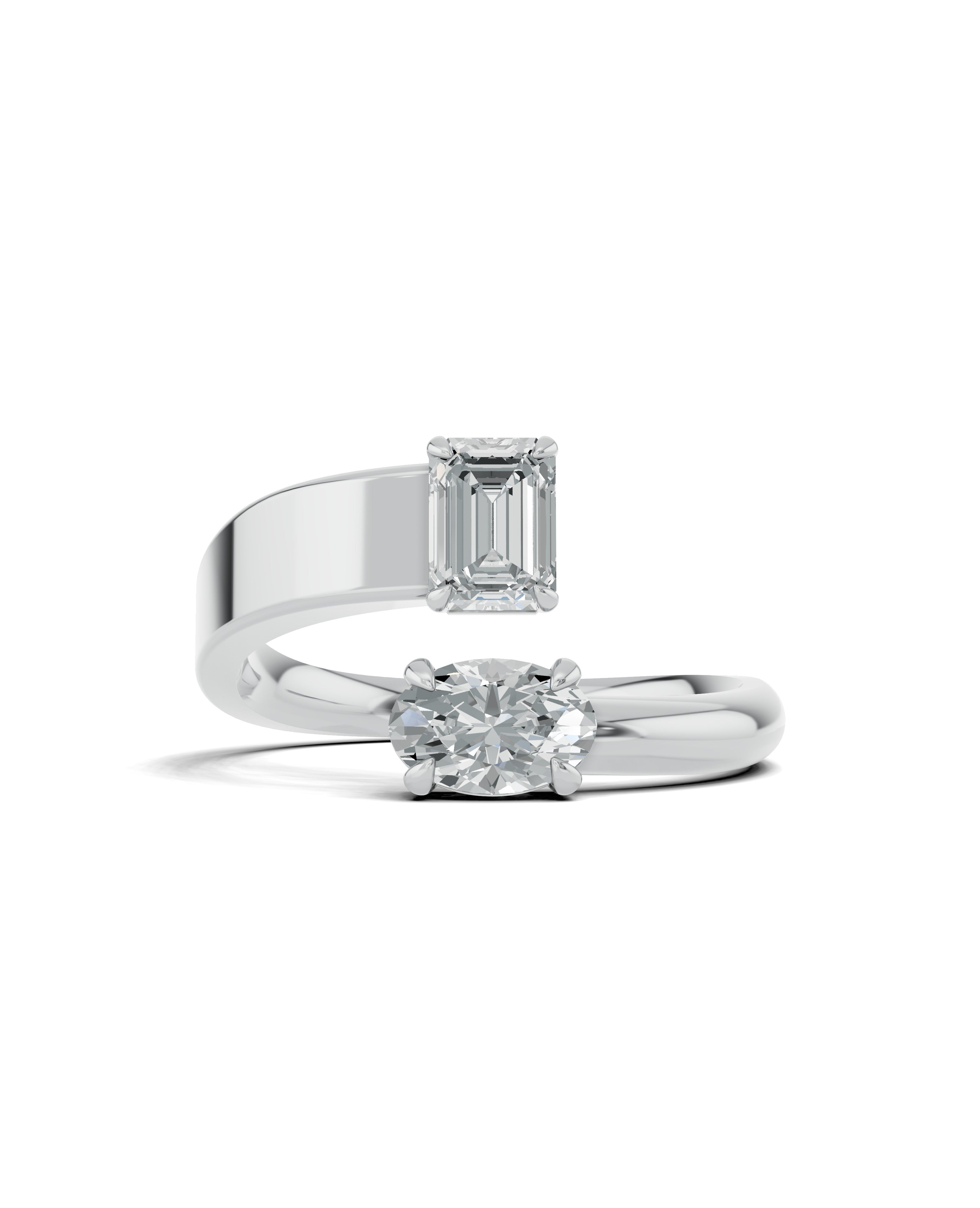 Platinized Sterling Silver