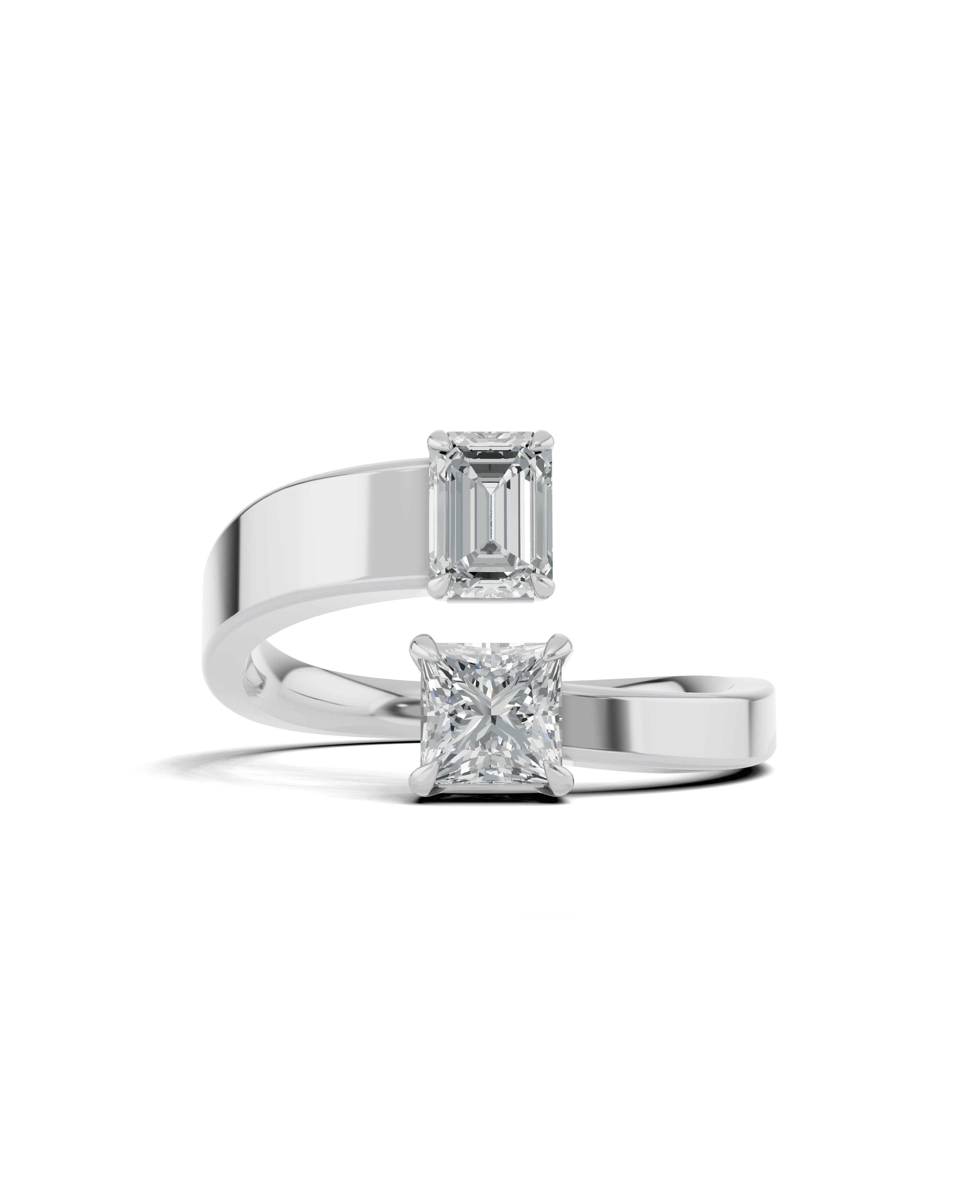 Platinized Sterling Silver