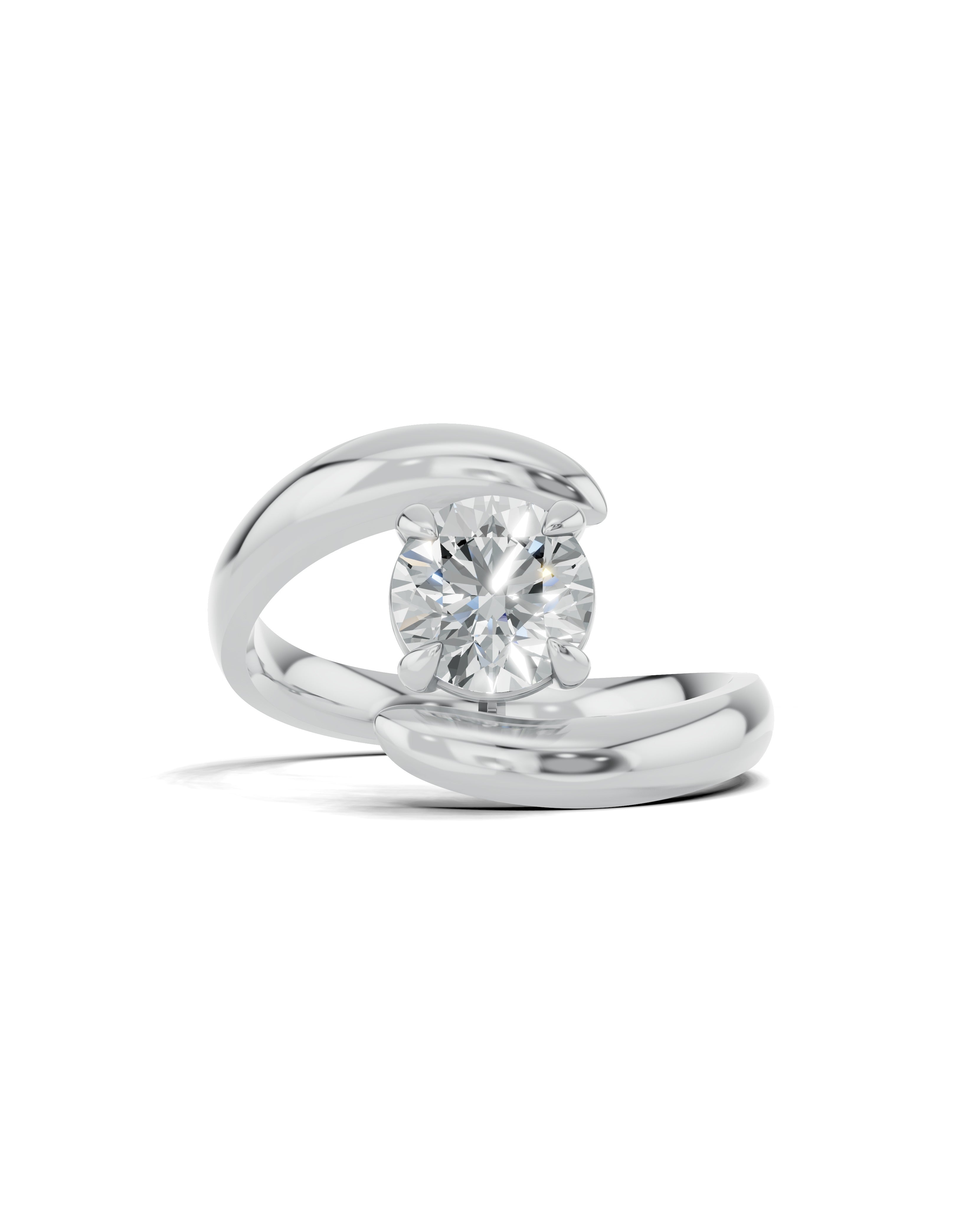 Platinized Sterling Silver