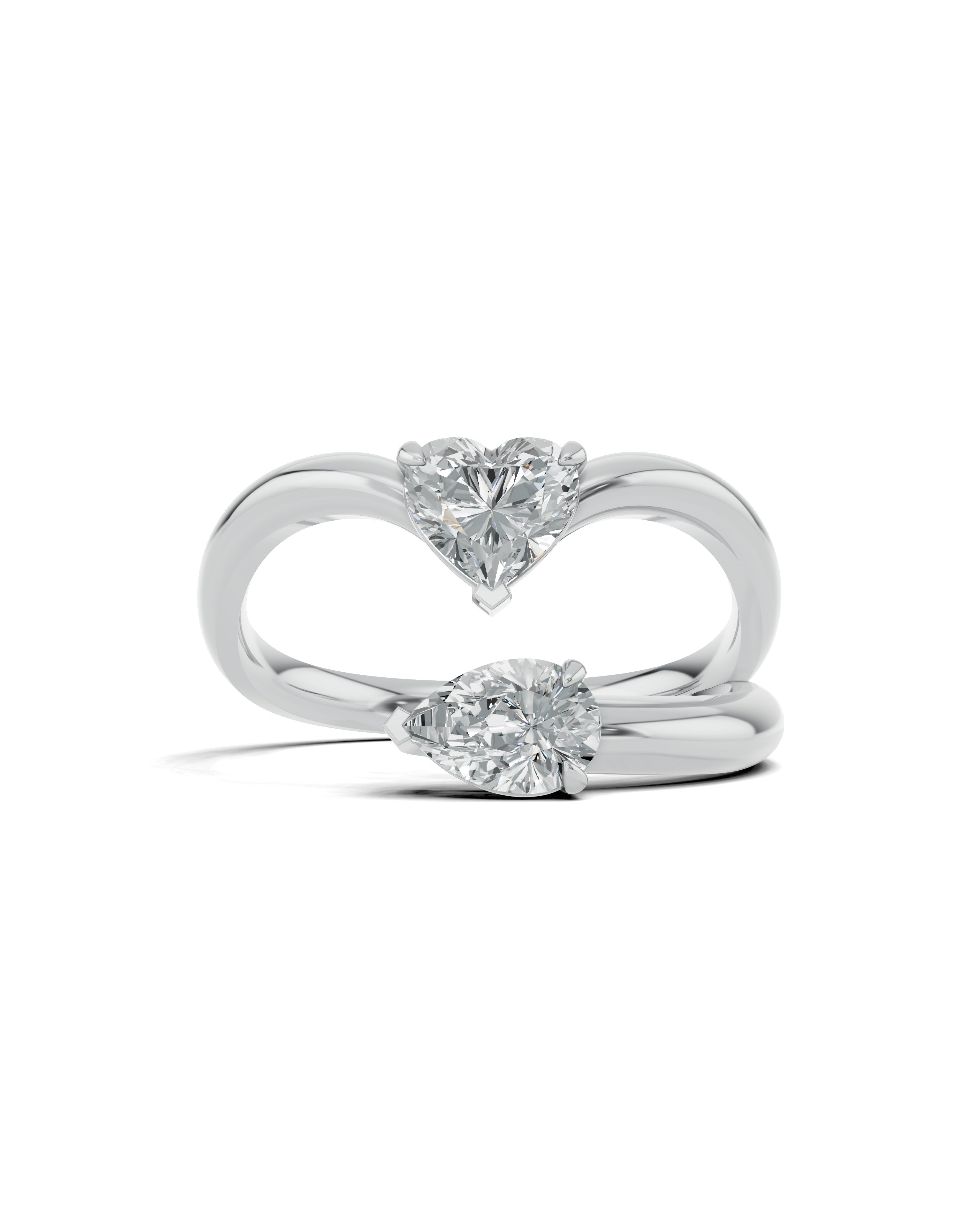 Platinized Sterling Silver