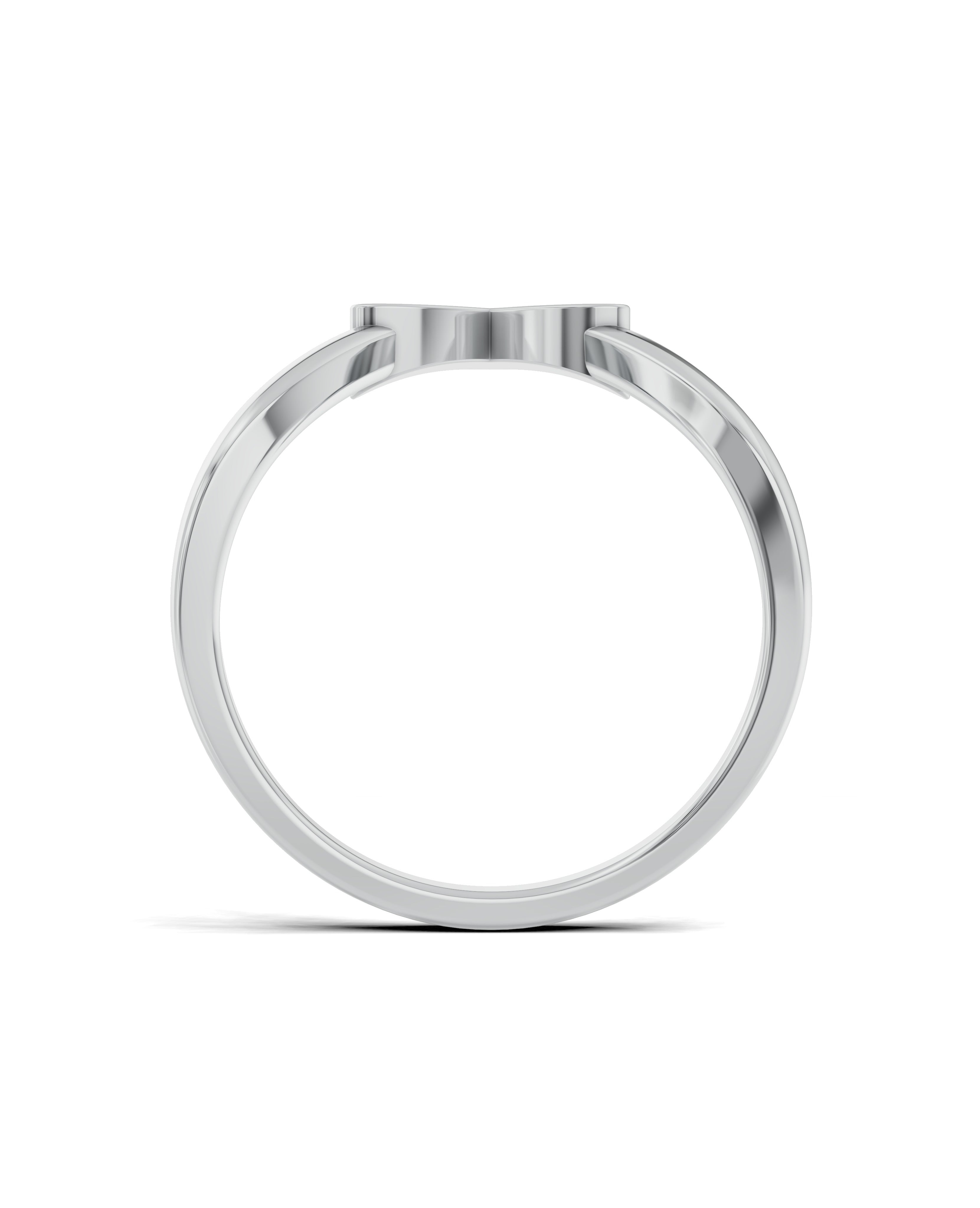 Platinized Sterling Silver