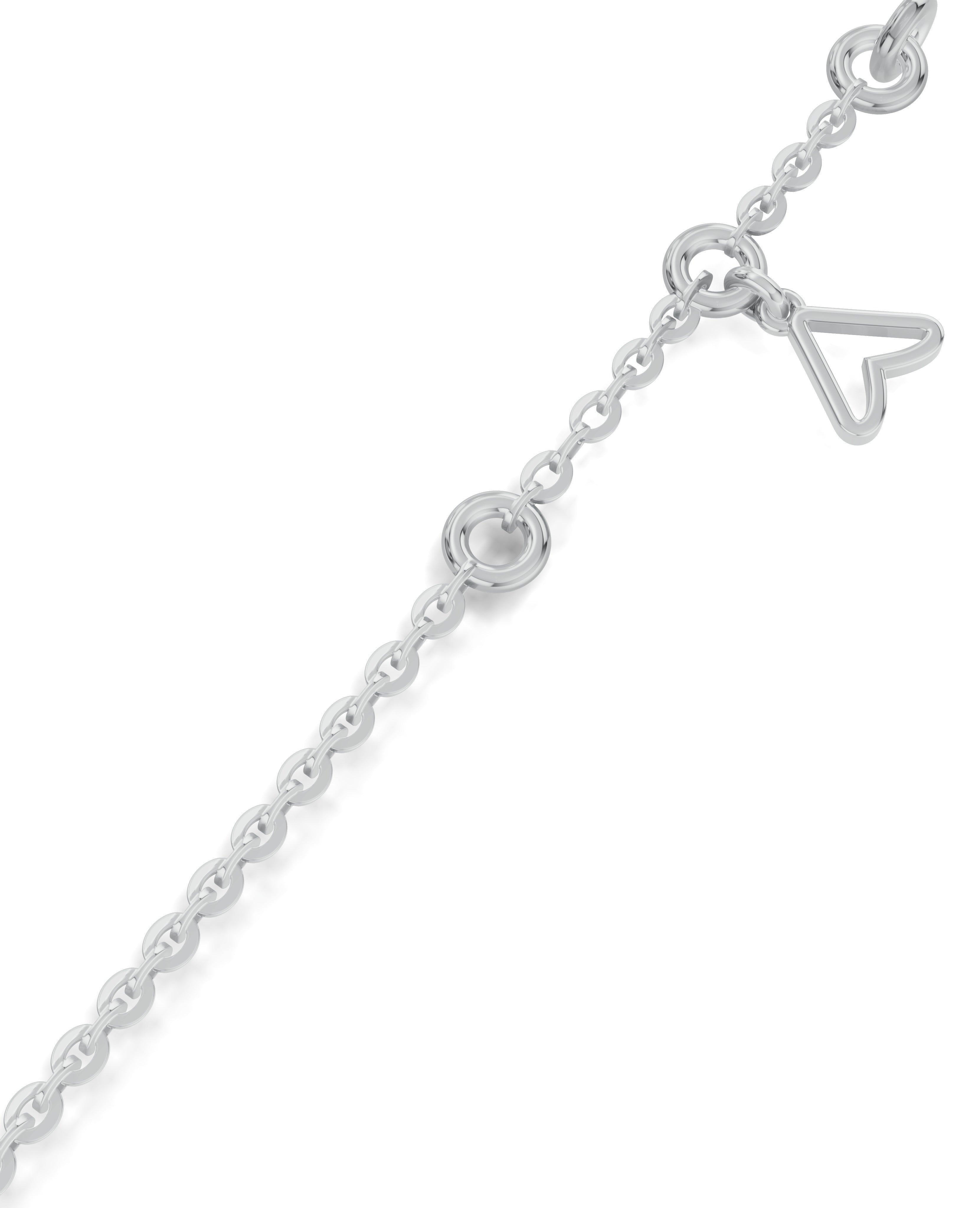 Platinized Sterling Silver