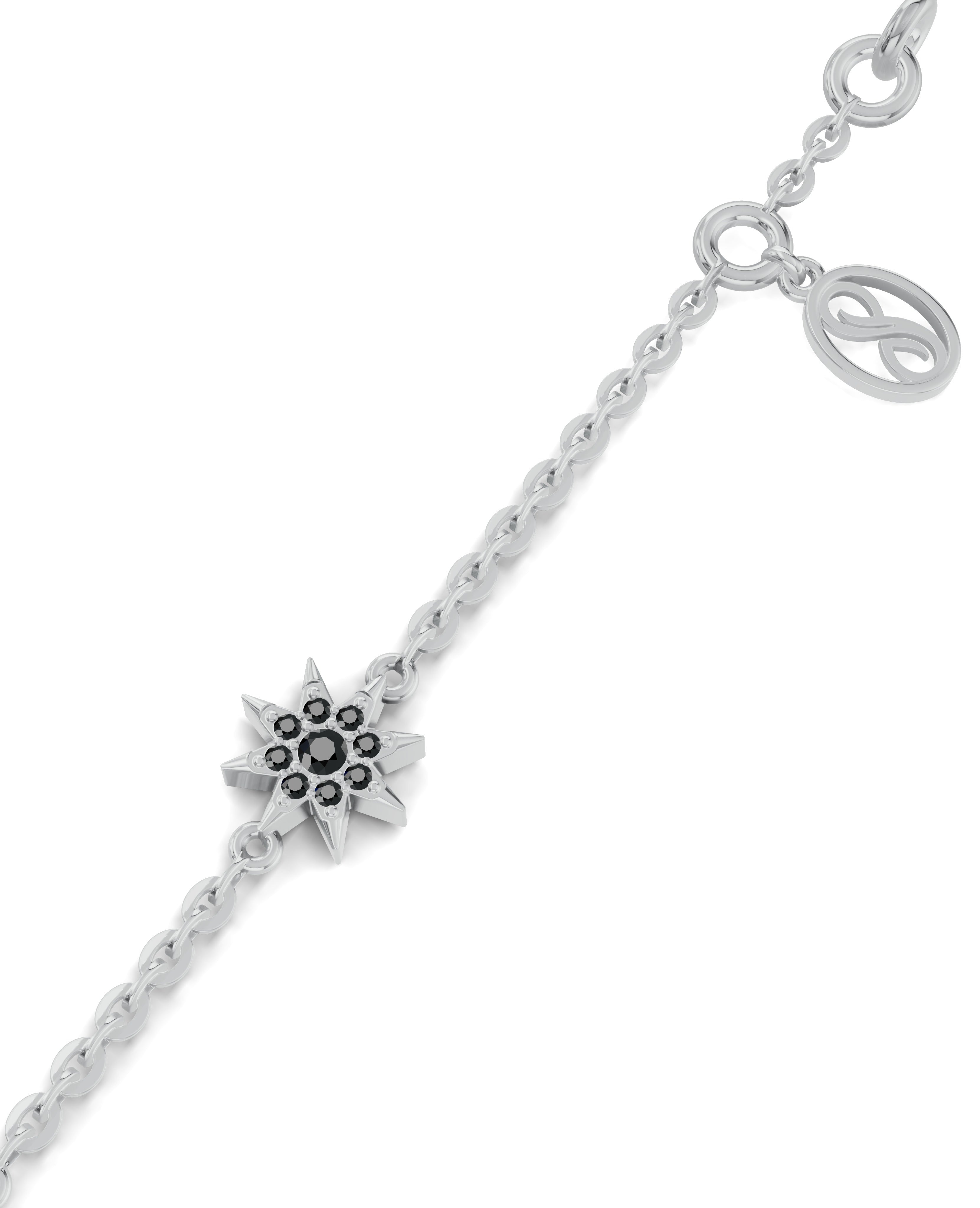 Platinized Sterling Silver