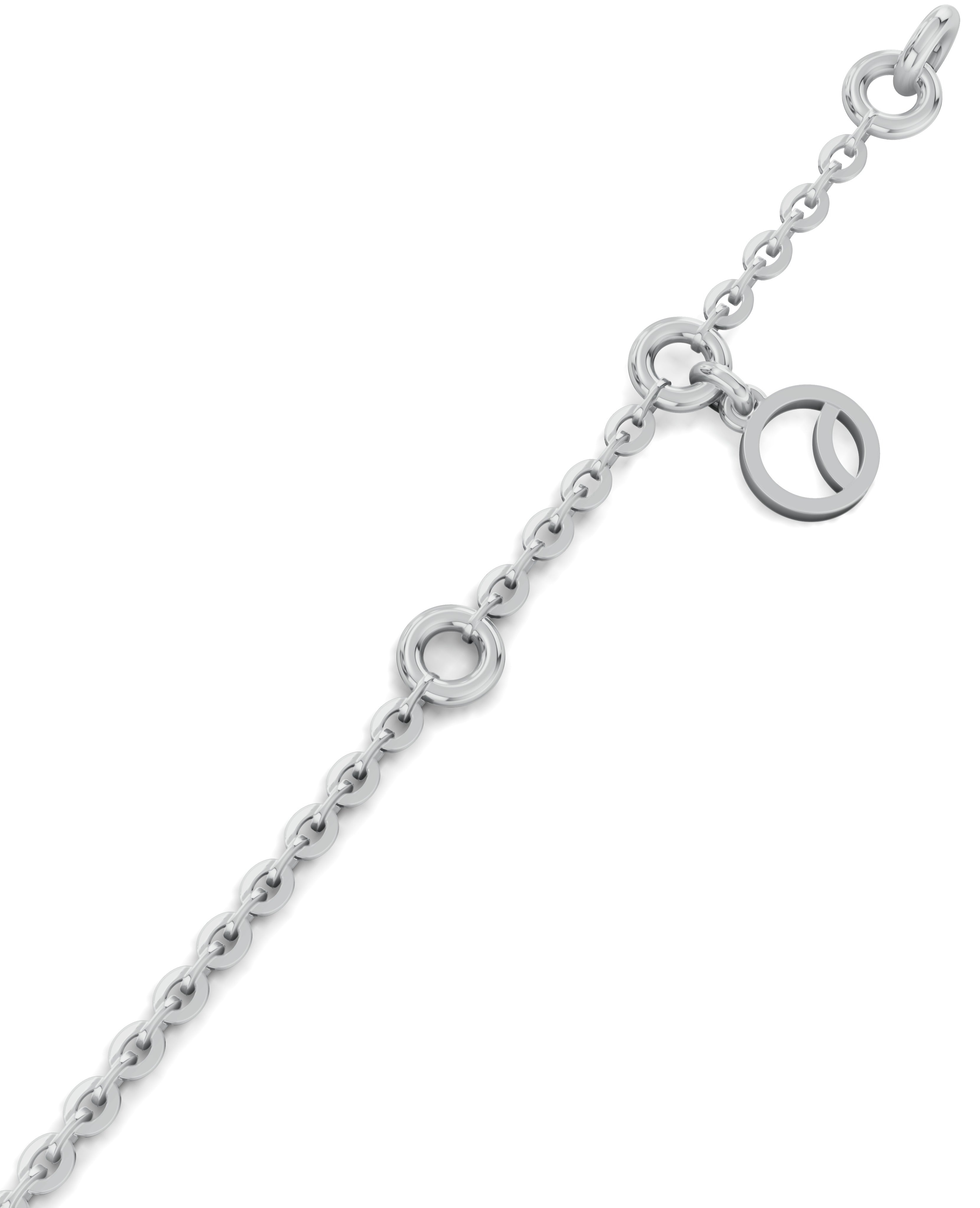 Platinized Sterling Silver