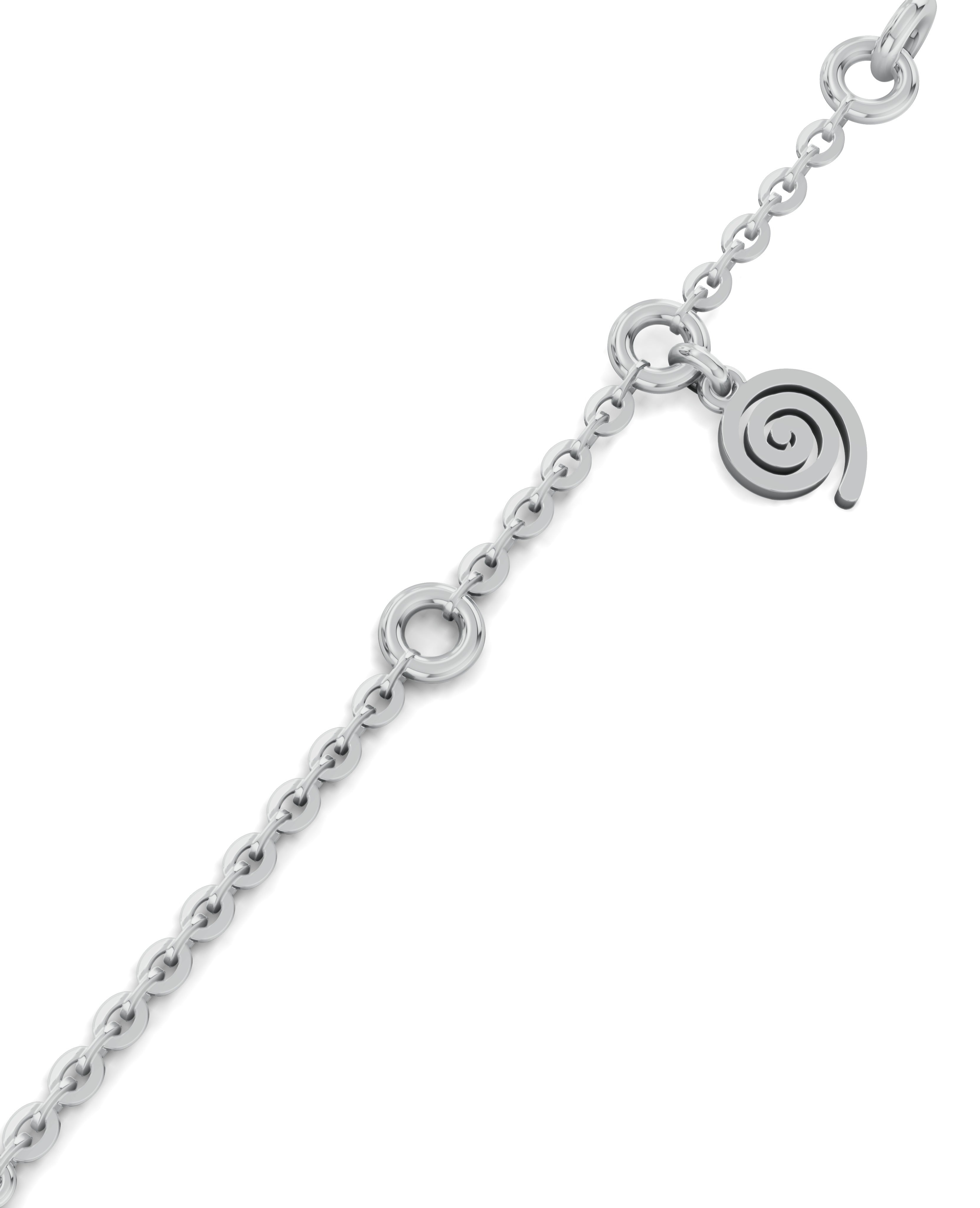 Platinized Sterling Silver