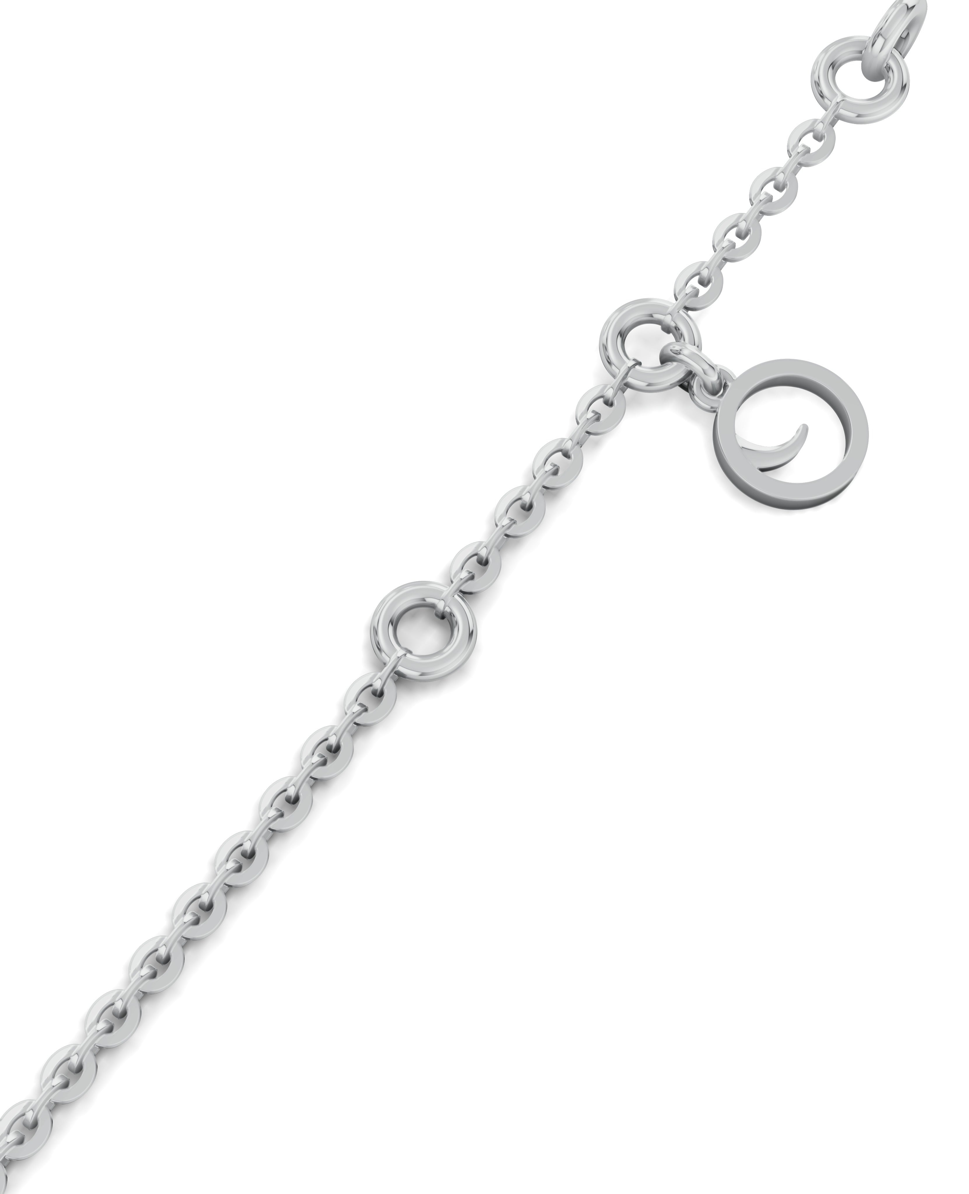 Platinized Sterling Silver