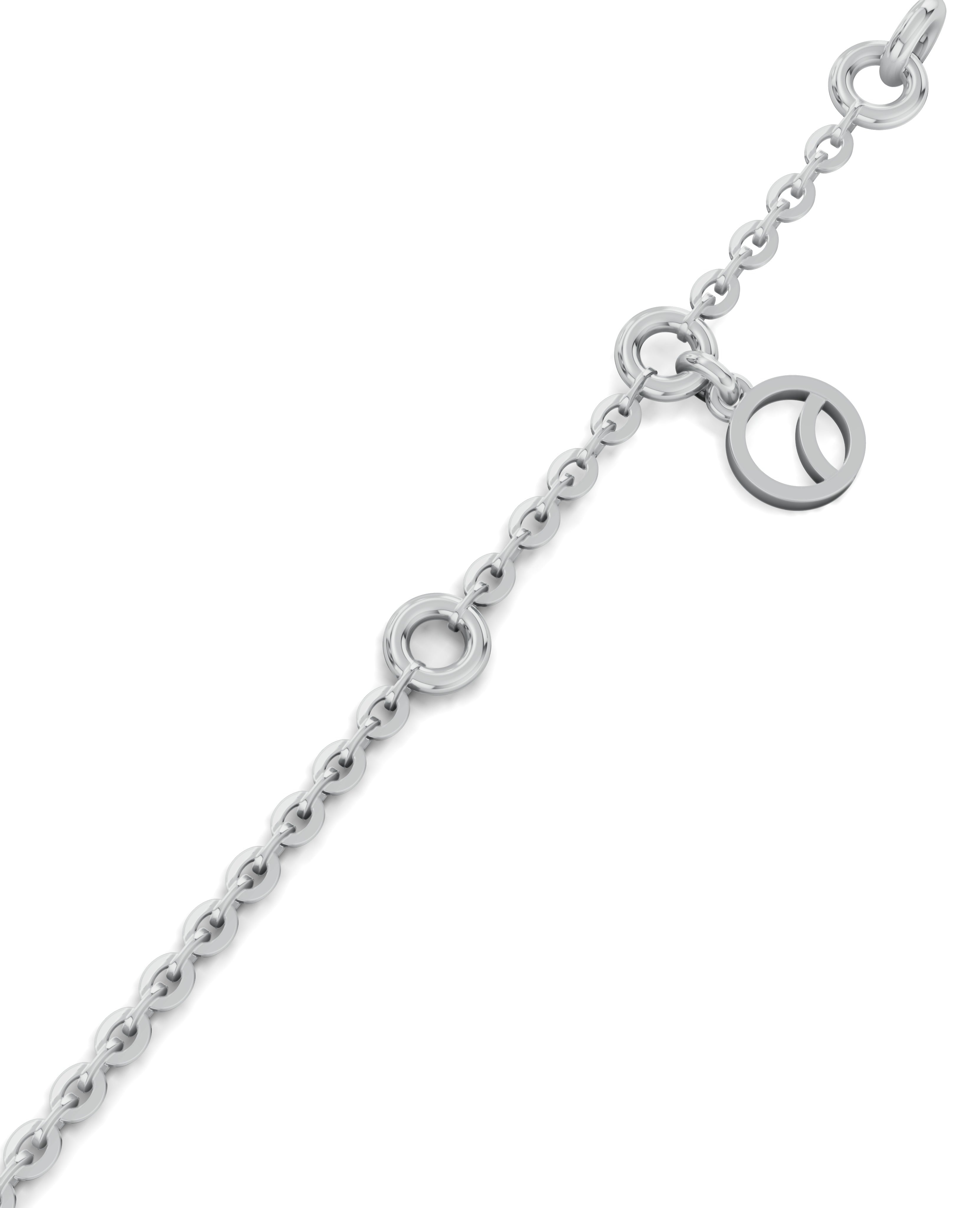 Platinized Sterling Silver