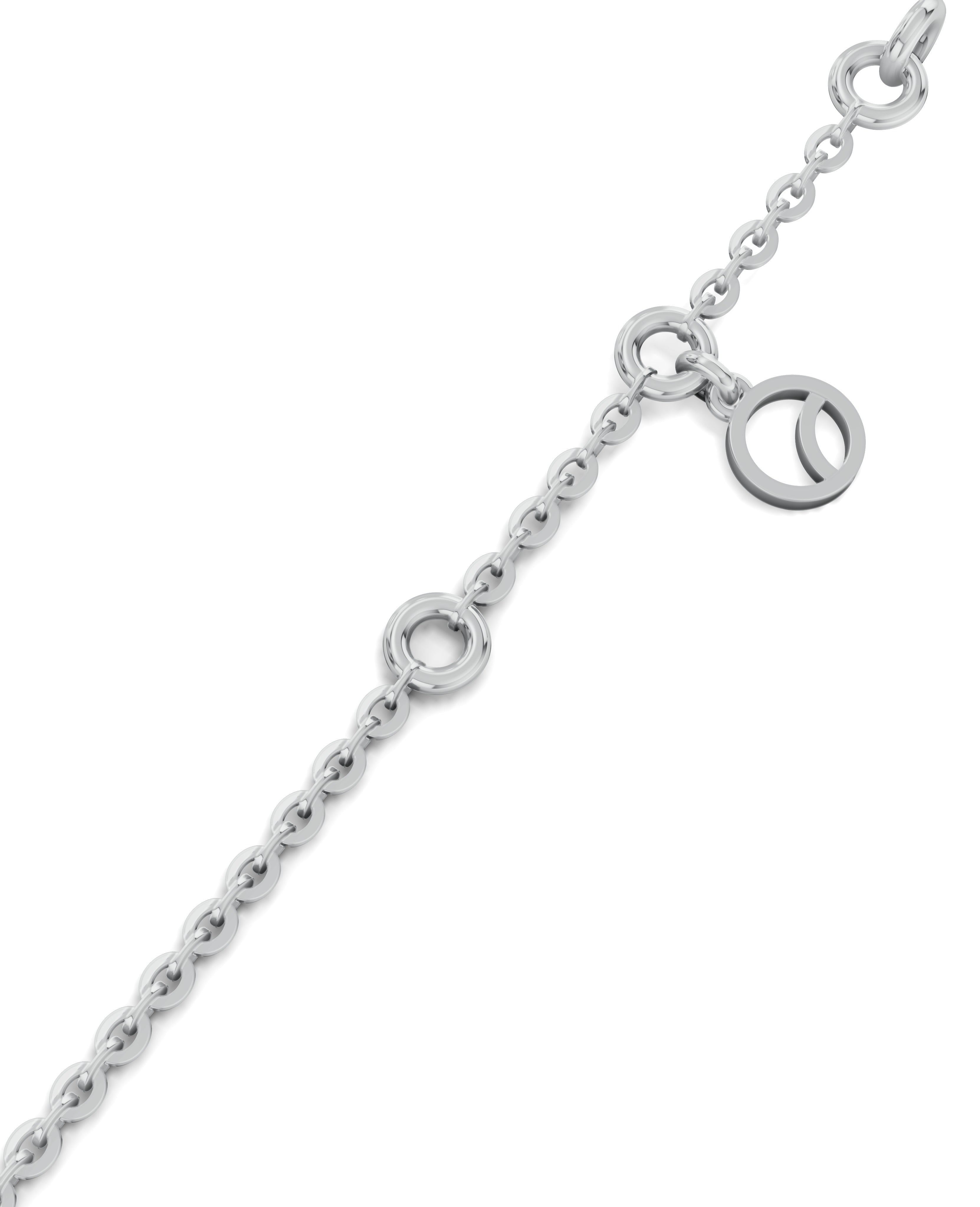 Platinized Sterling Silver