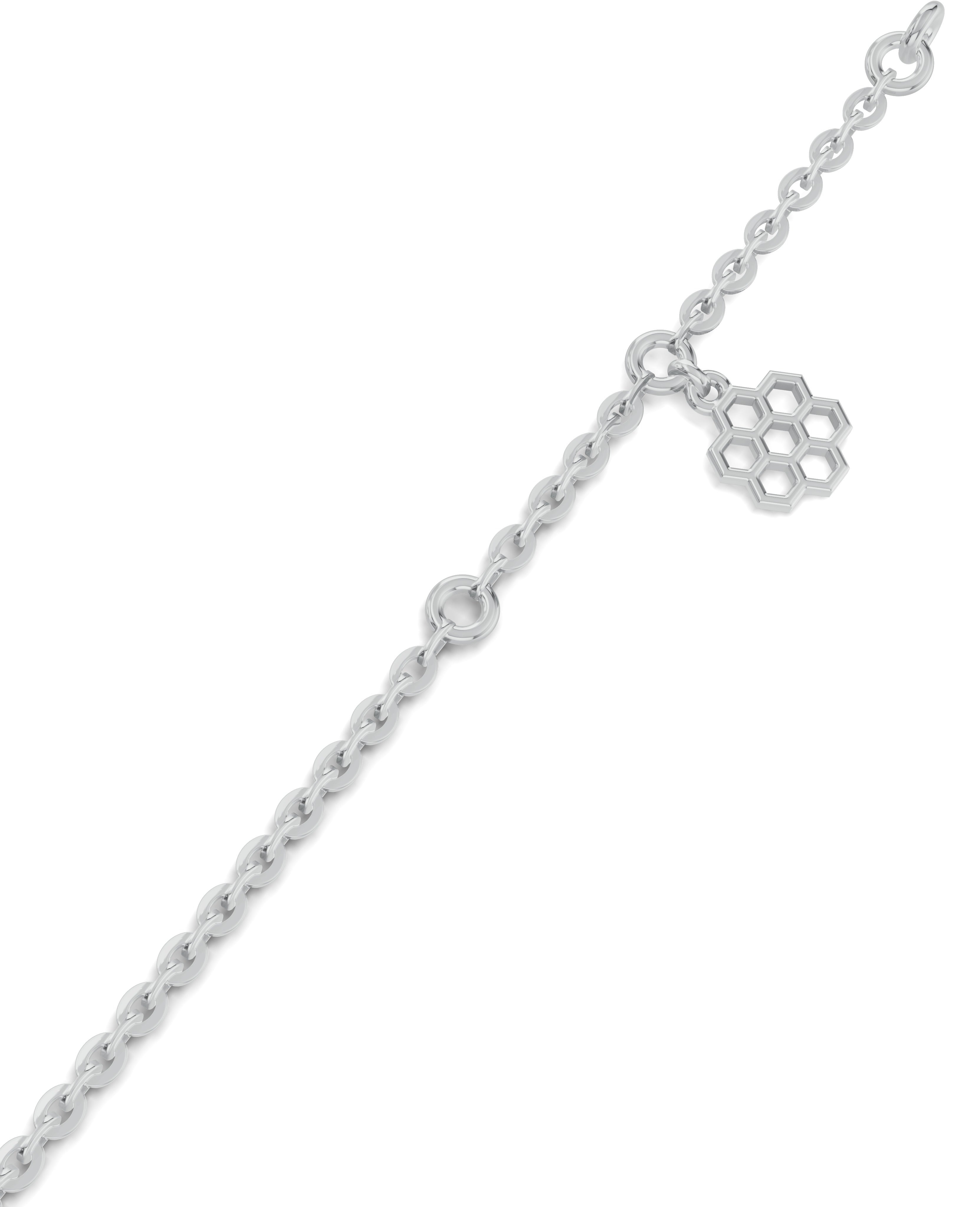 Platinized Sterling Silver