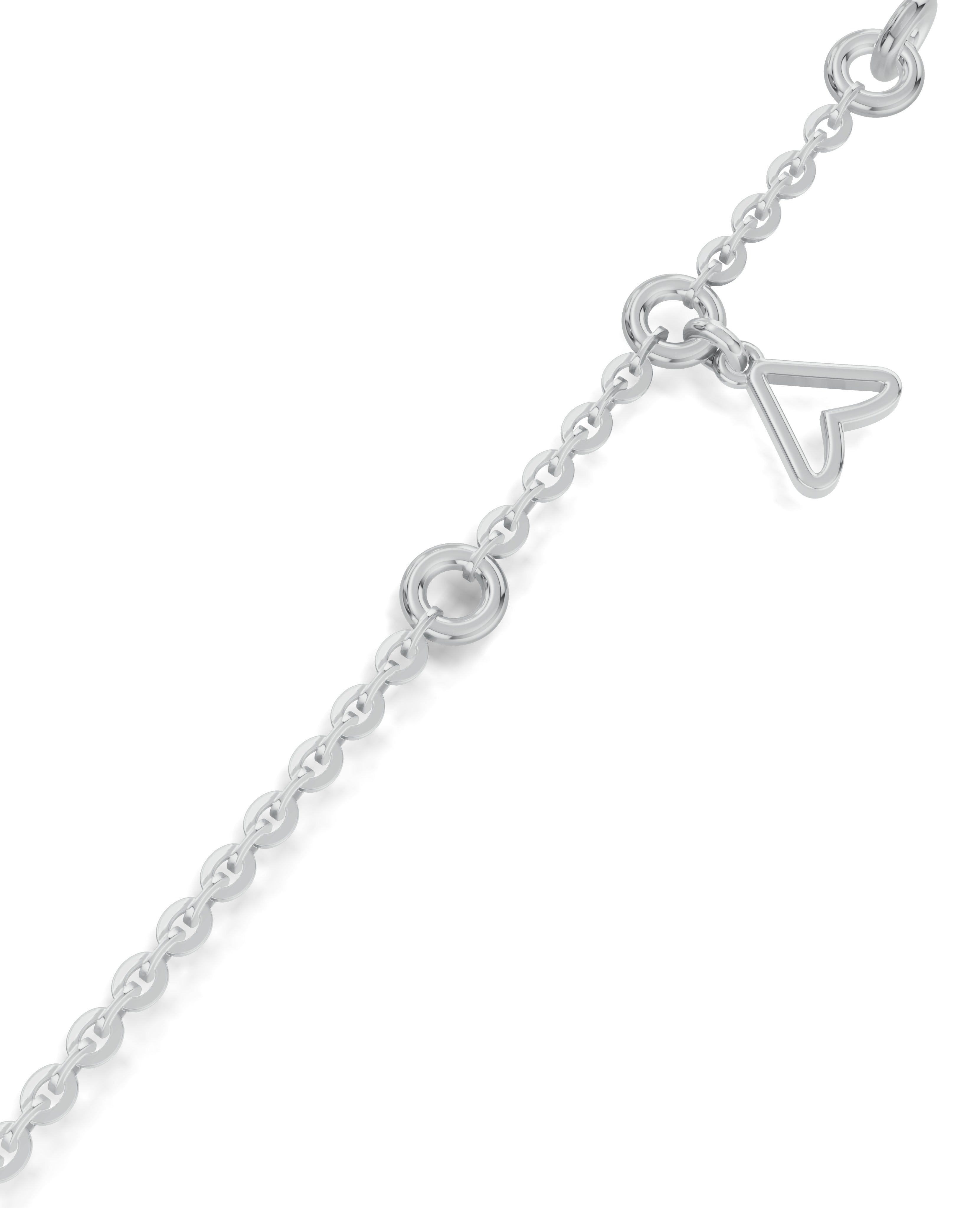 Platinized Sterling Silver