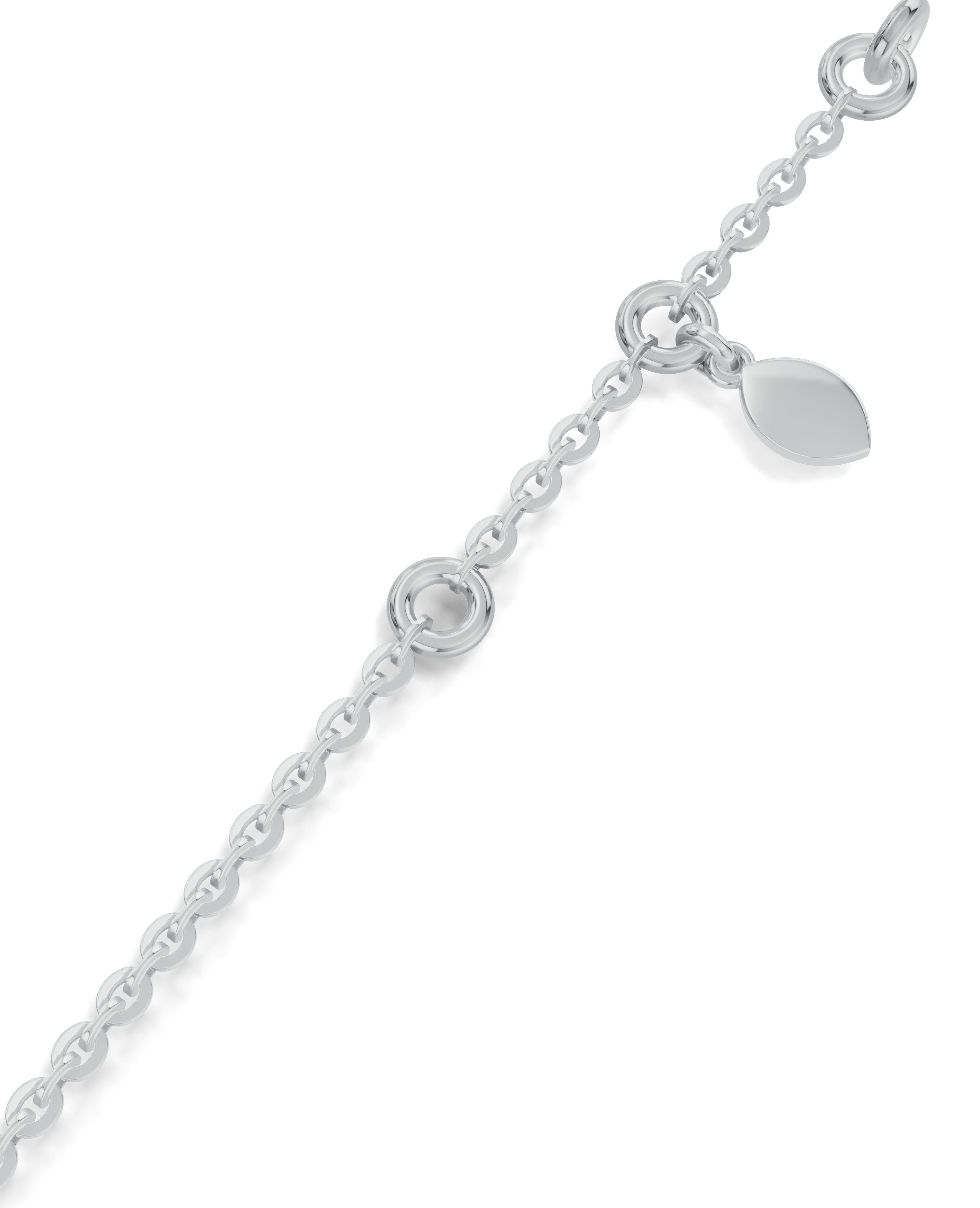 Platinized Sterling Silver