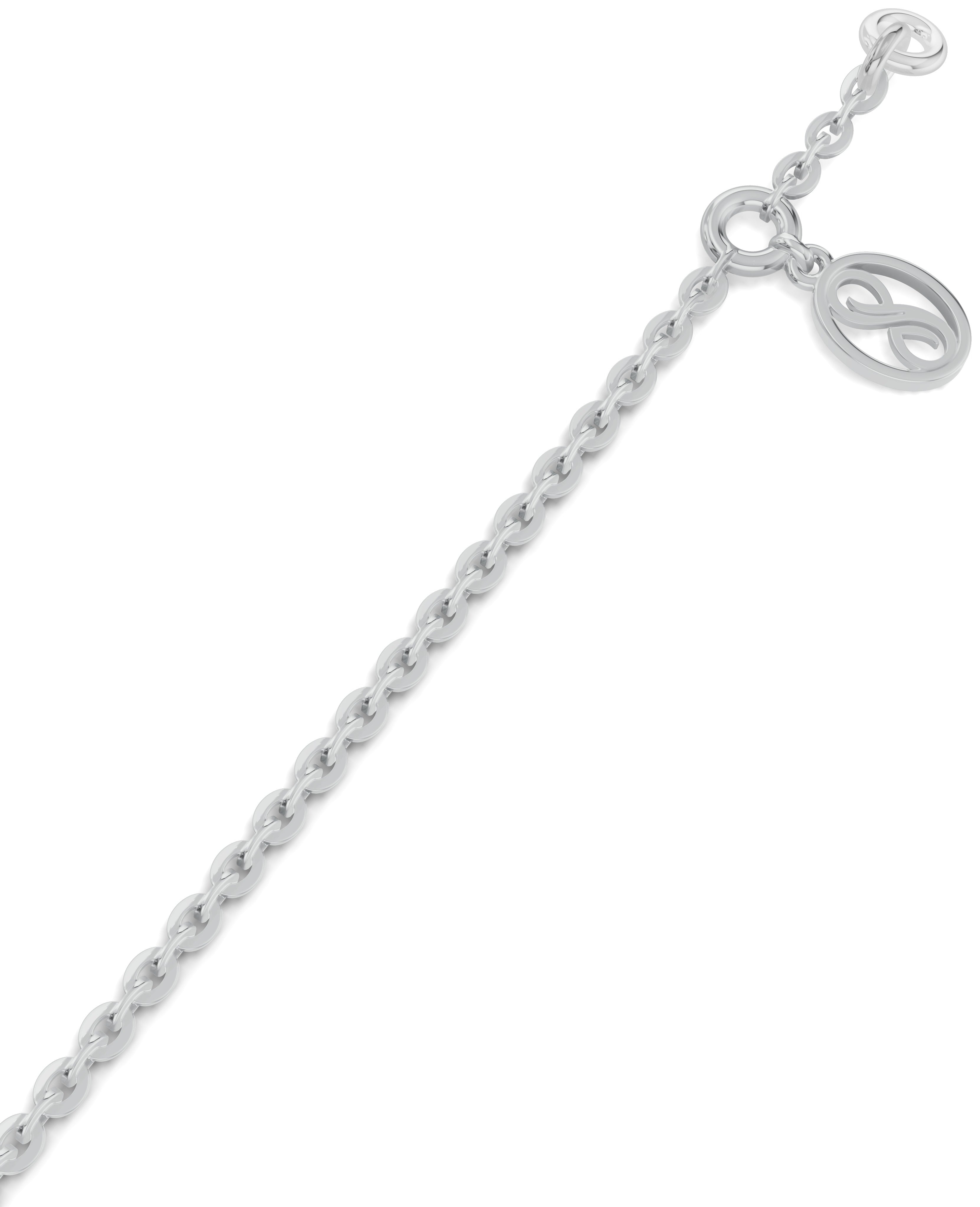 Platinized Sterling Silver