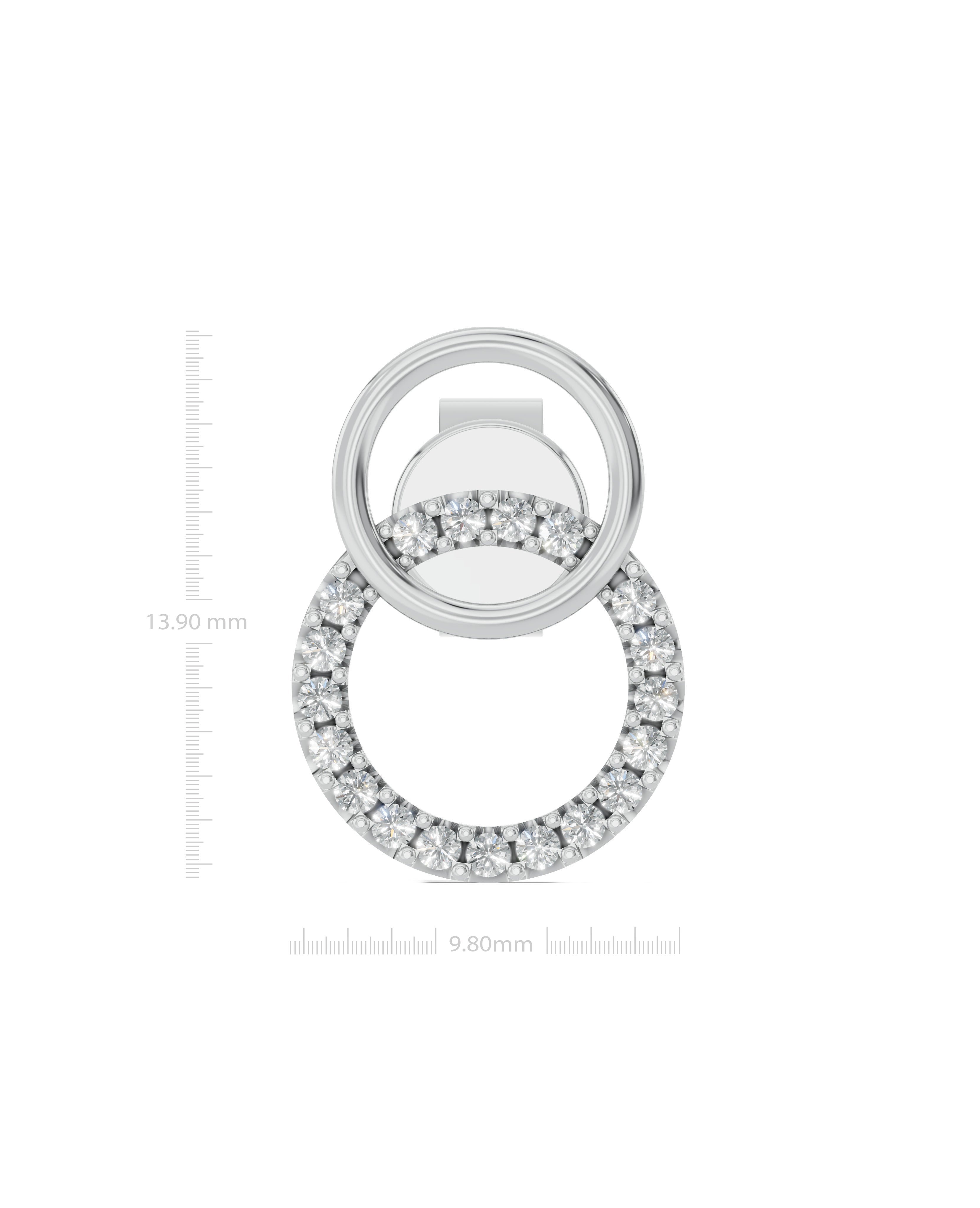 Platinized Sterling Silver