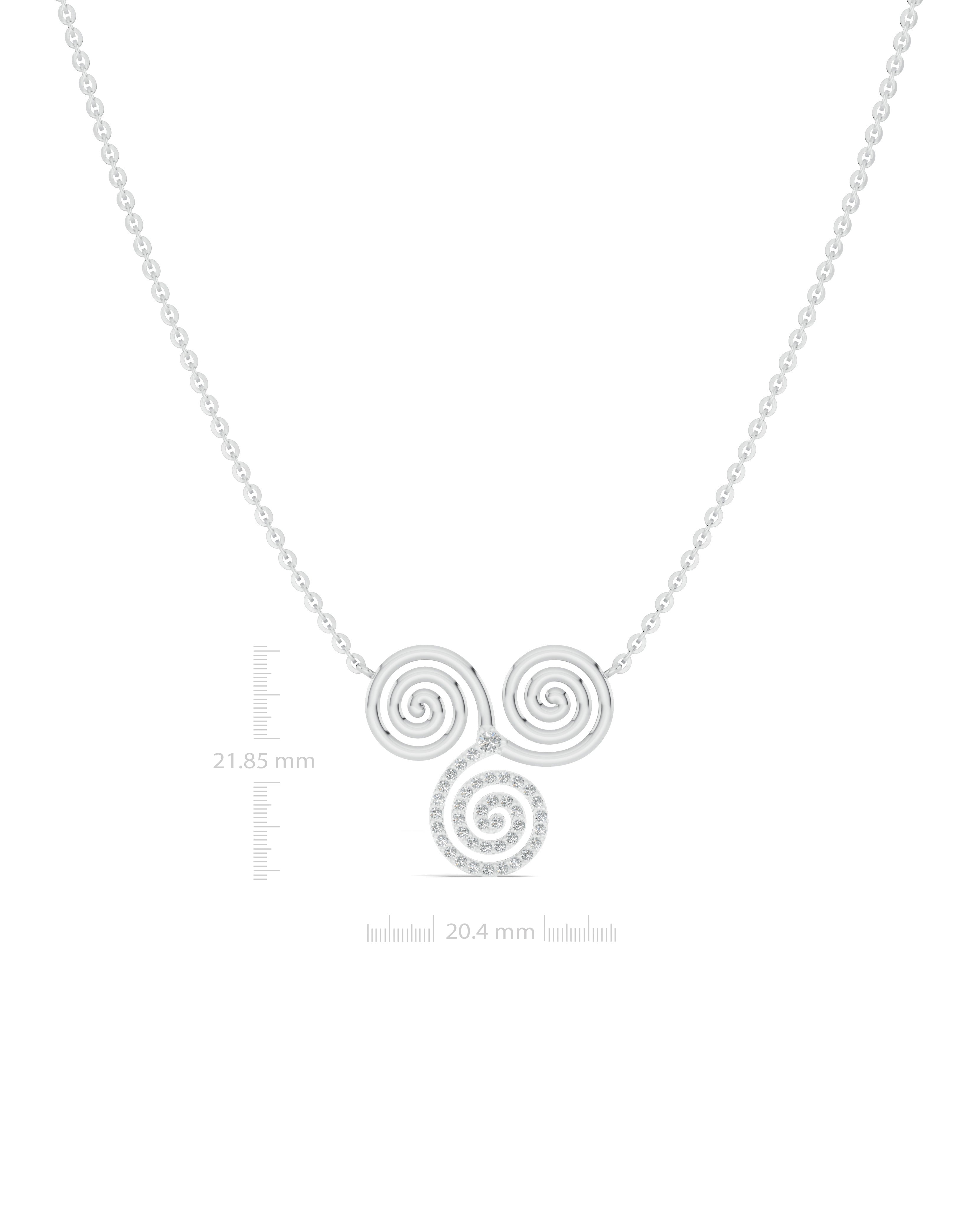 Platinized Sterling Silver