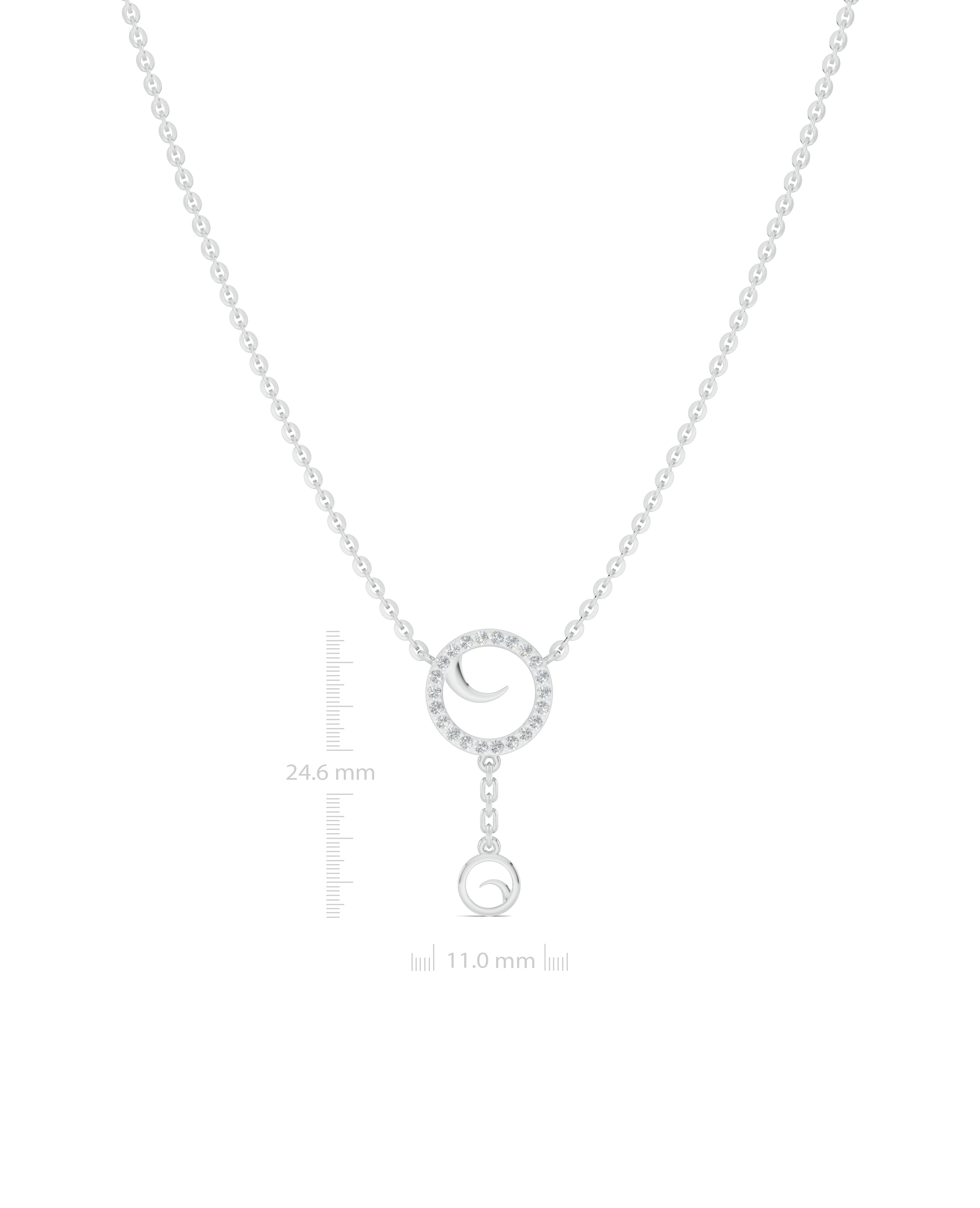 Platinized Sterling Silver