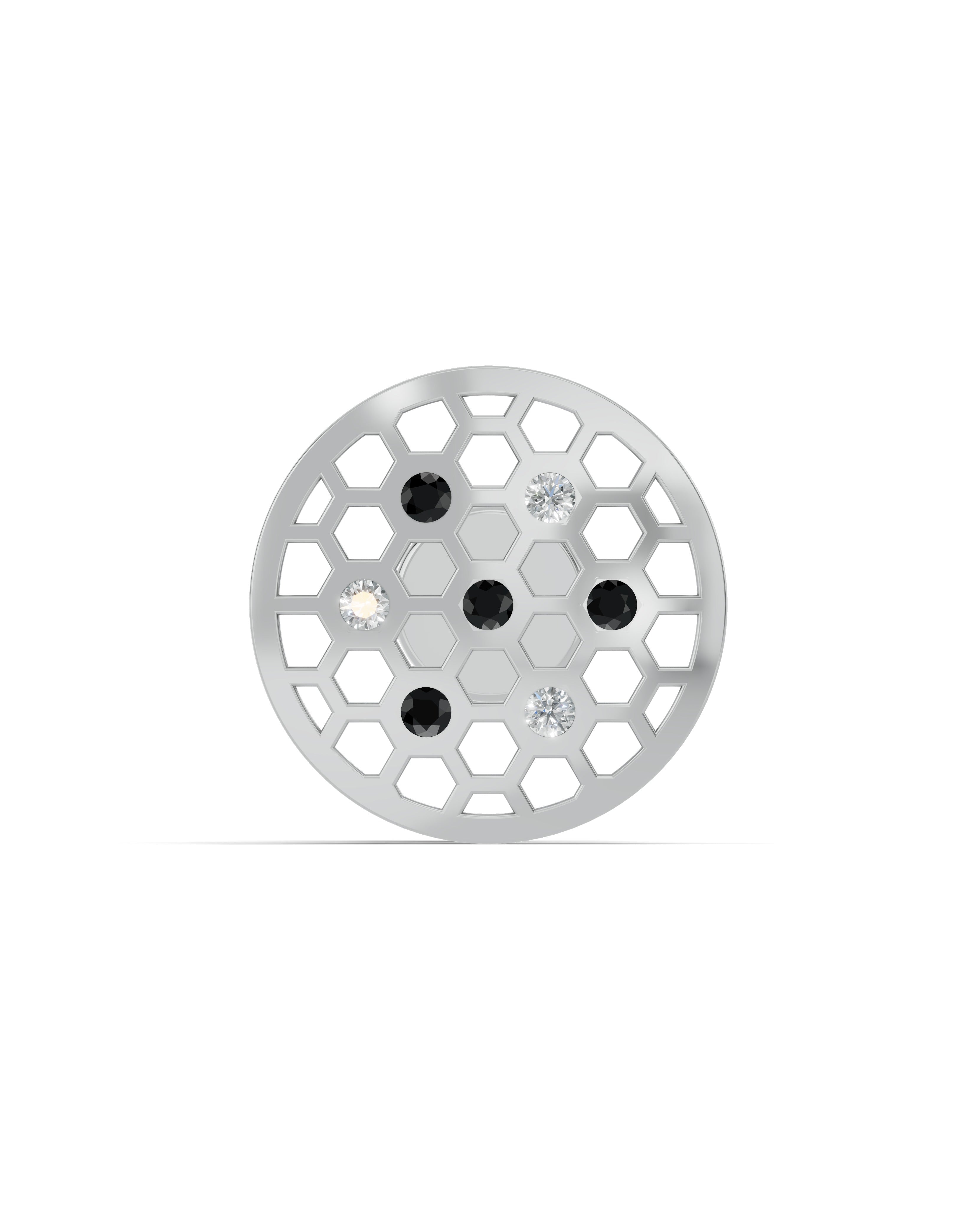 Platinized Sterling Silver